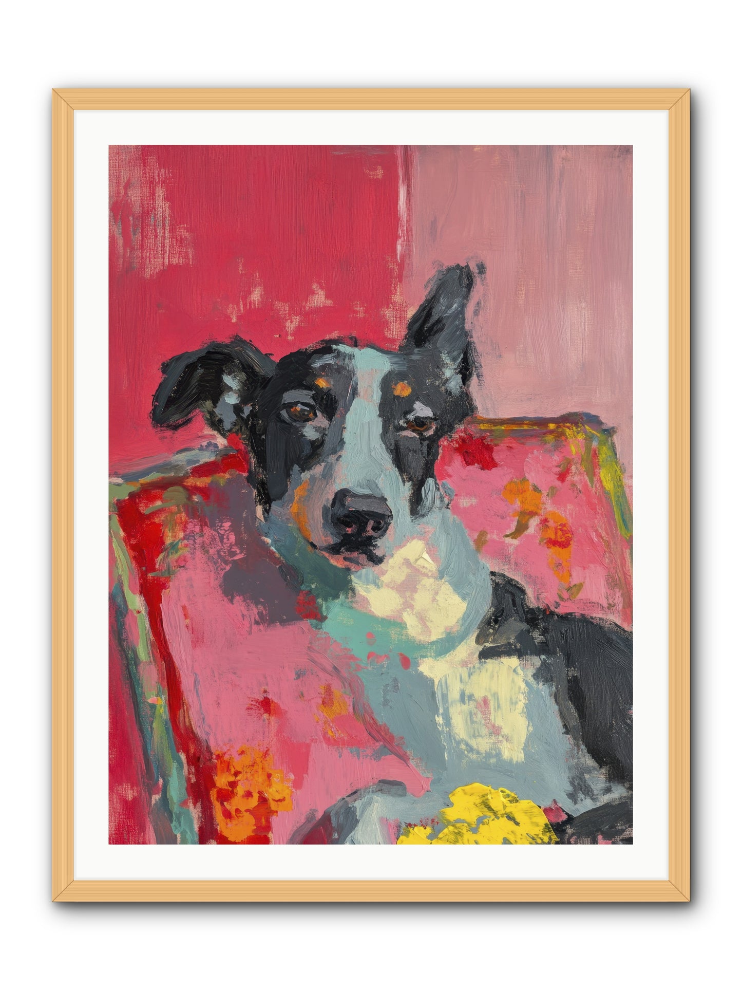 My Forever Buddy -- Framed Print - Natural 30x40
