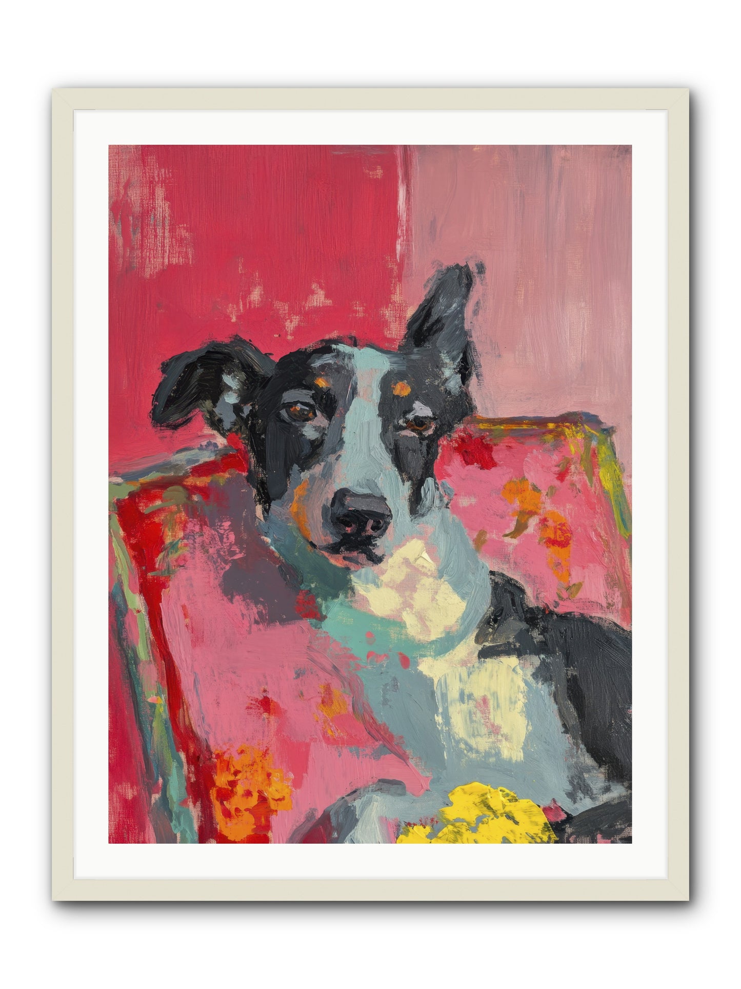 My Forever Buddy -- Framed Print - White 30x40
