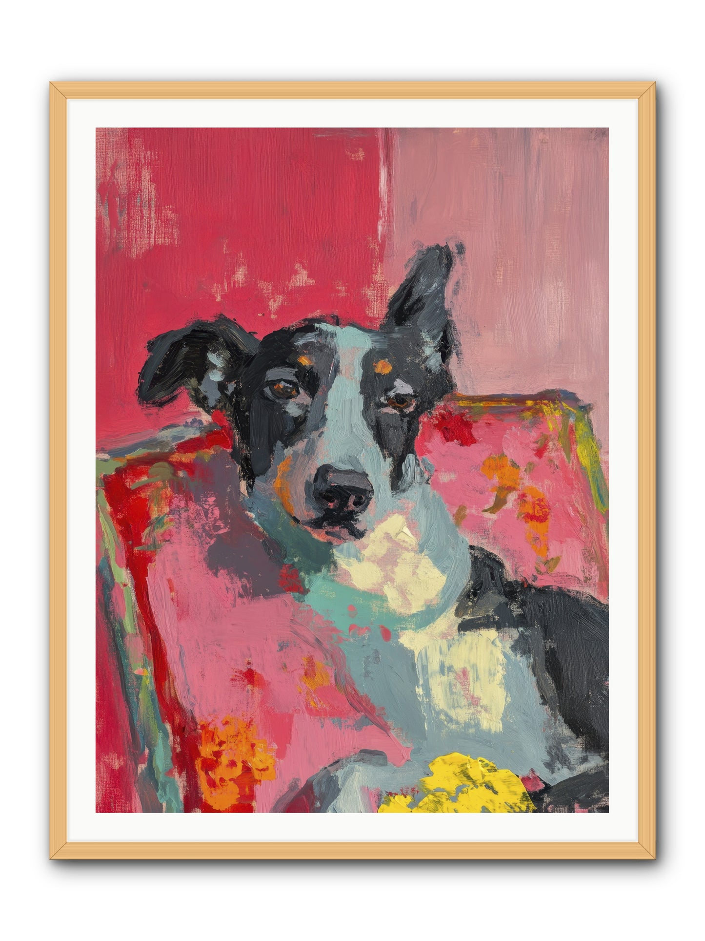 My Forever Buddy -- Framed Print - Natural 36x48