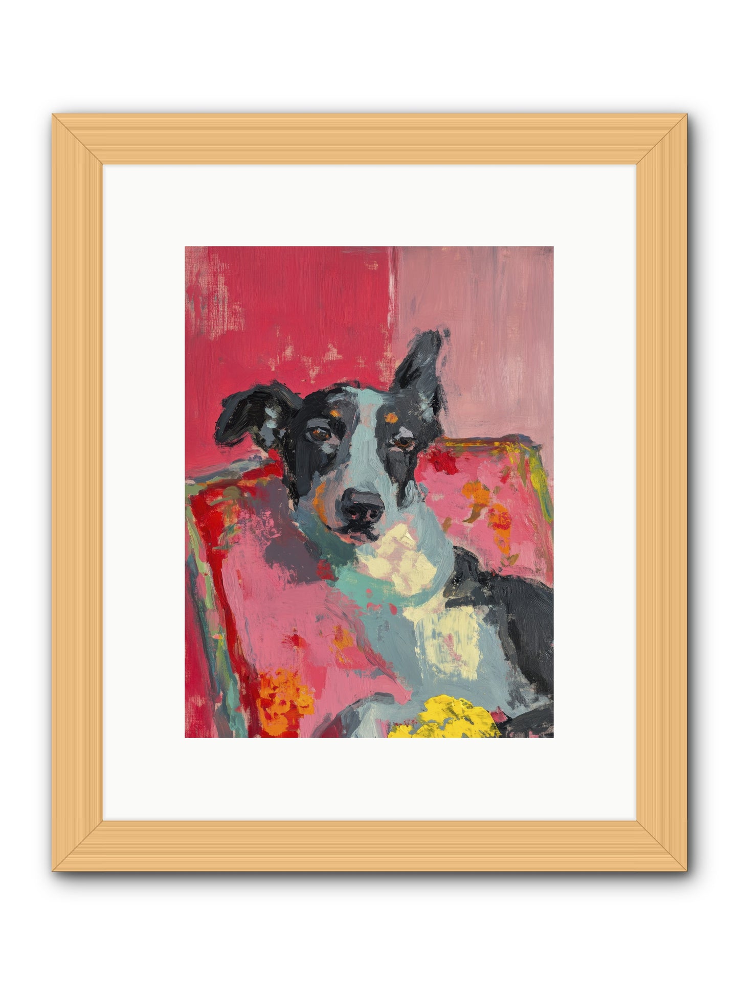 My Forever Buddy -- Framed Print - Natural 9x12