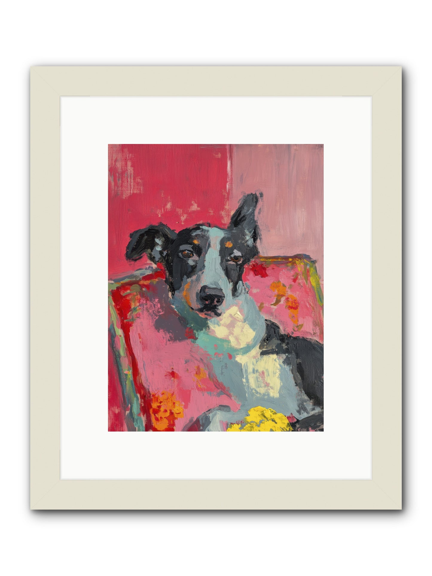 My Forever Buddy -- Framed Print - White 9x12