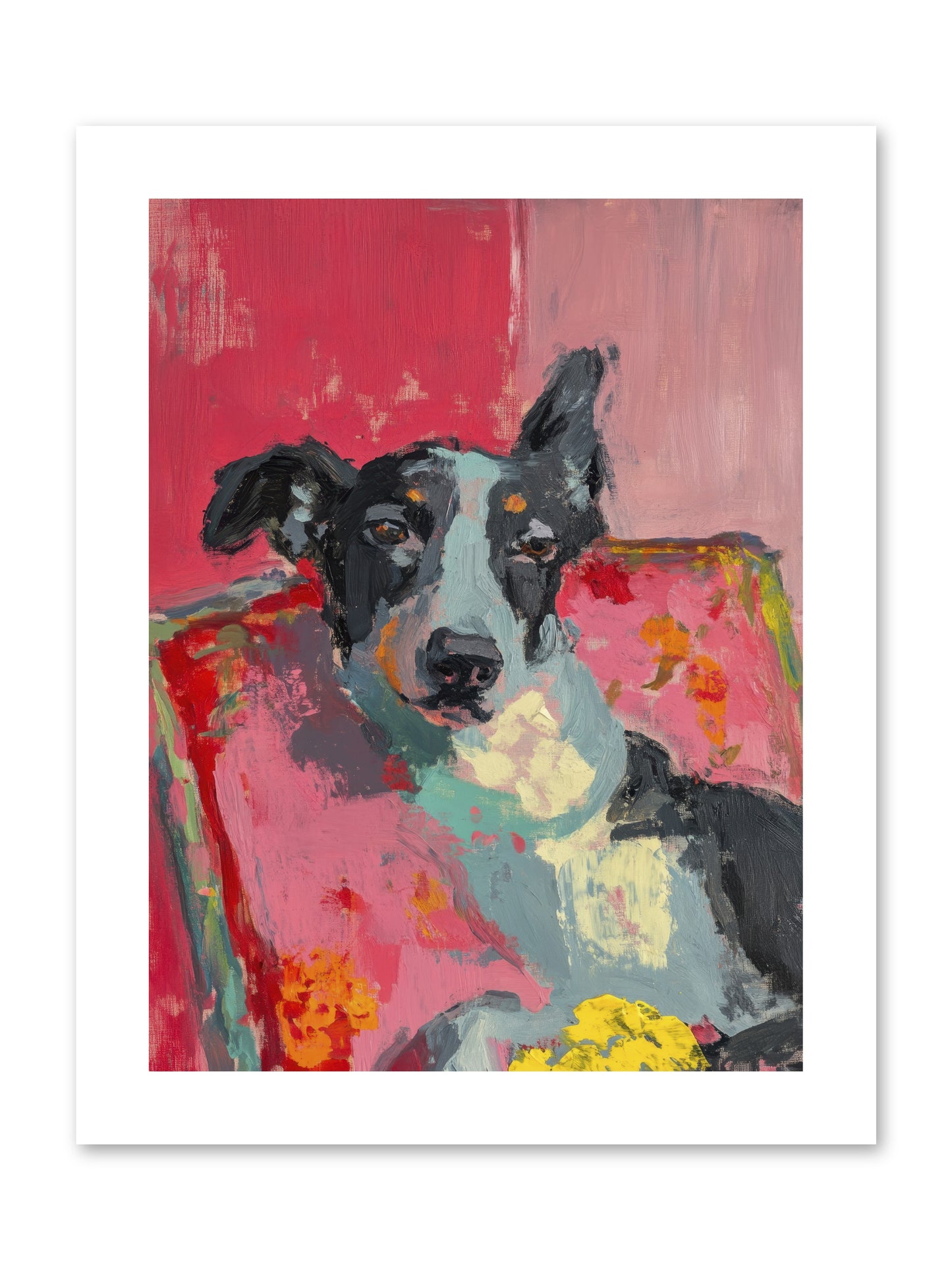 My Forever Buddy -- Loose Canvas Print 9x12