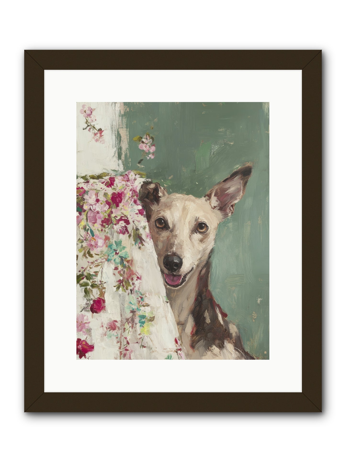 My Heart's Delight -- Framed Print - Black 12x16