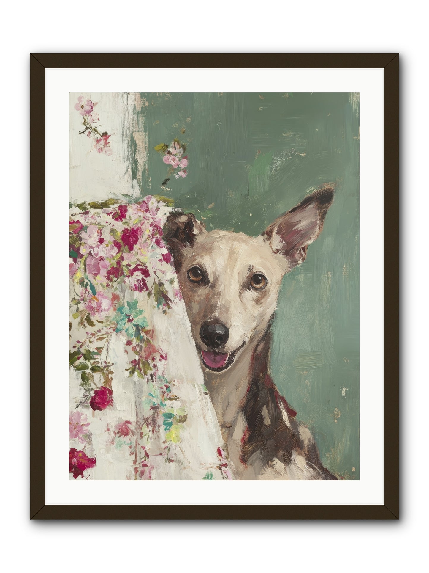 My Heart's Delight -- Framed Print - Black 24x32