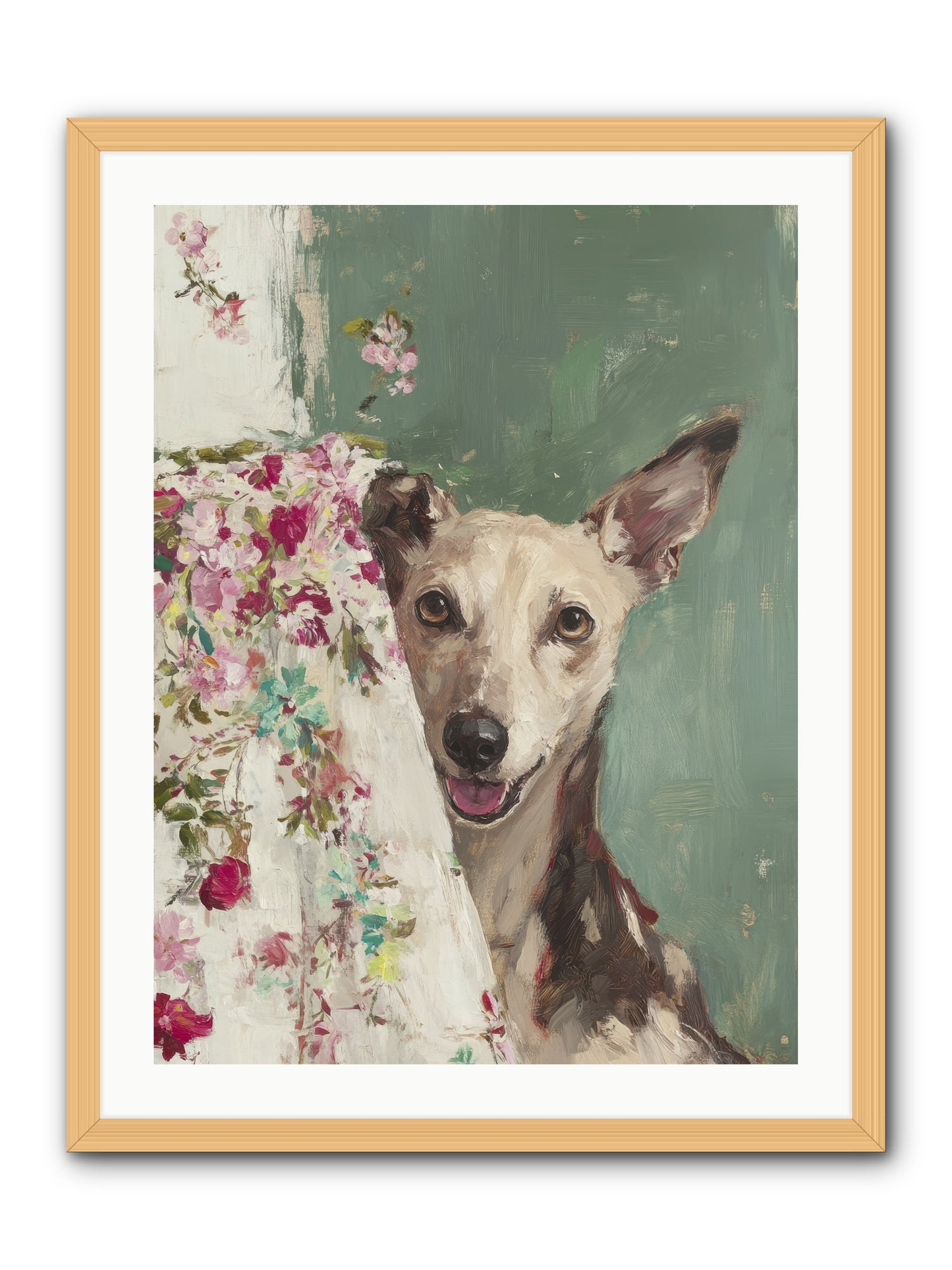 My Heart's Delight -- Framed Print - Natural 24x32
