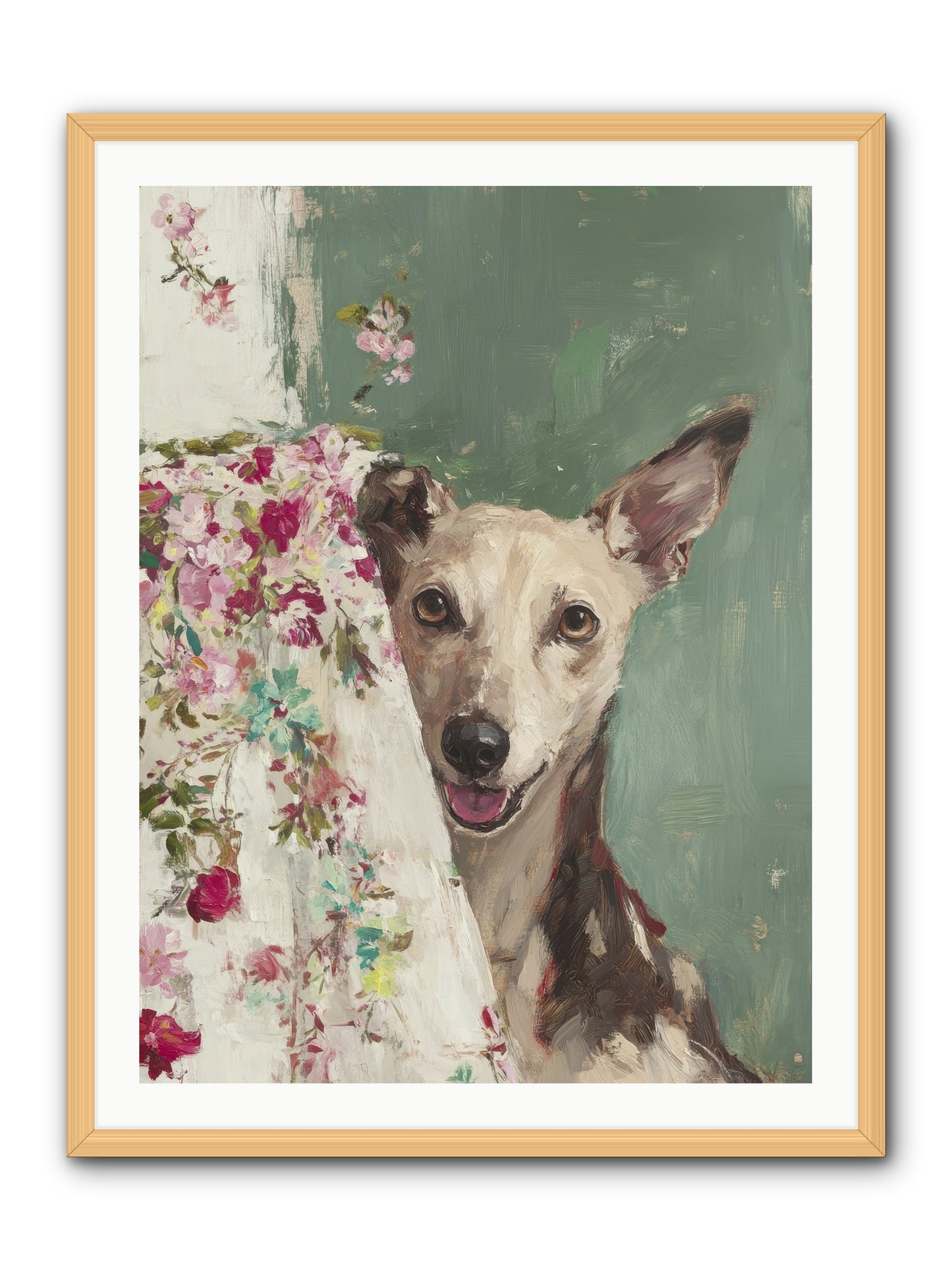 My Heart's Delight -- Framed Print - Natural 30x40