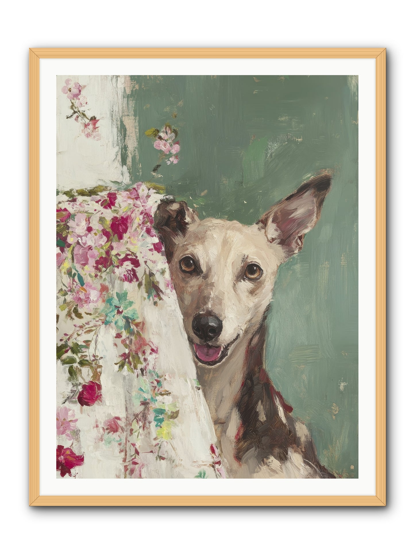 My Heart's Delight -- Framed Print - Natural 36x48
