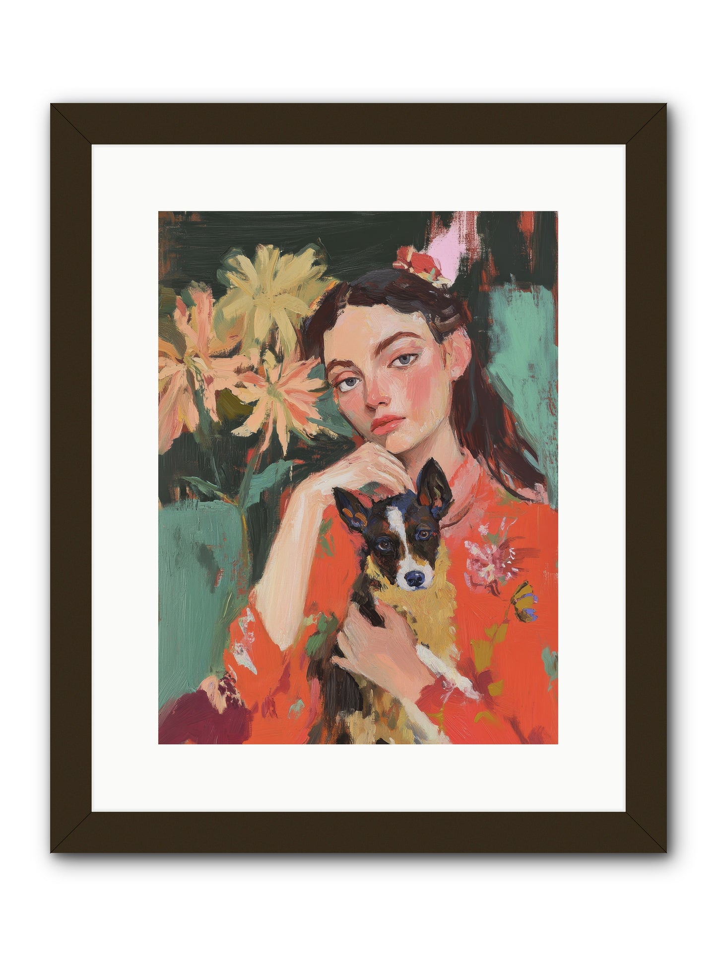 My Other Half -- Framed Print - Black 12x16