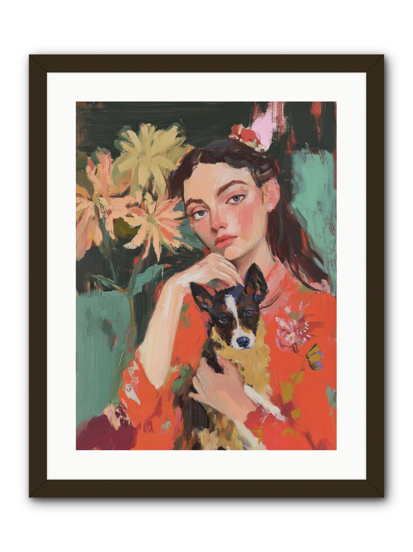 My Other Half -- Framed Print - Black 18x24