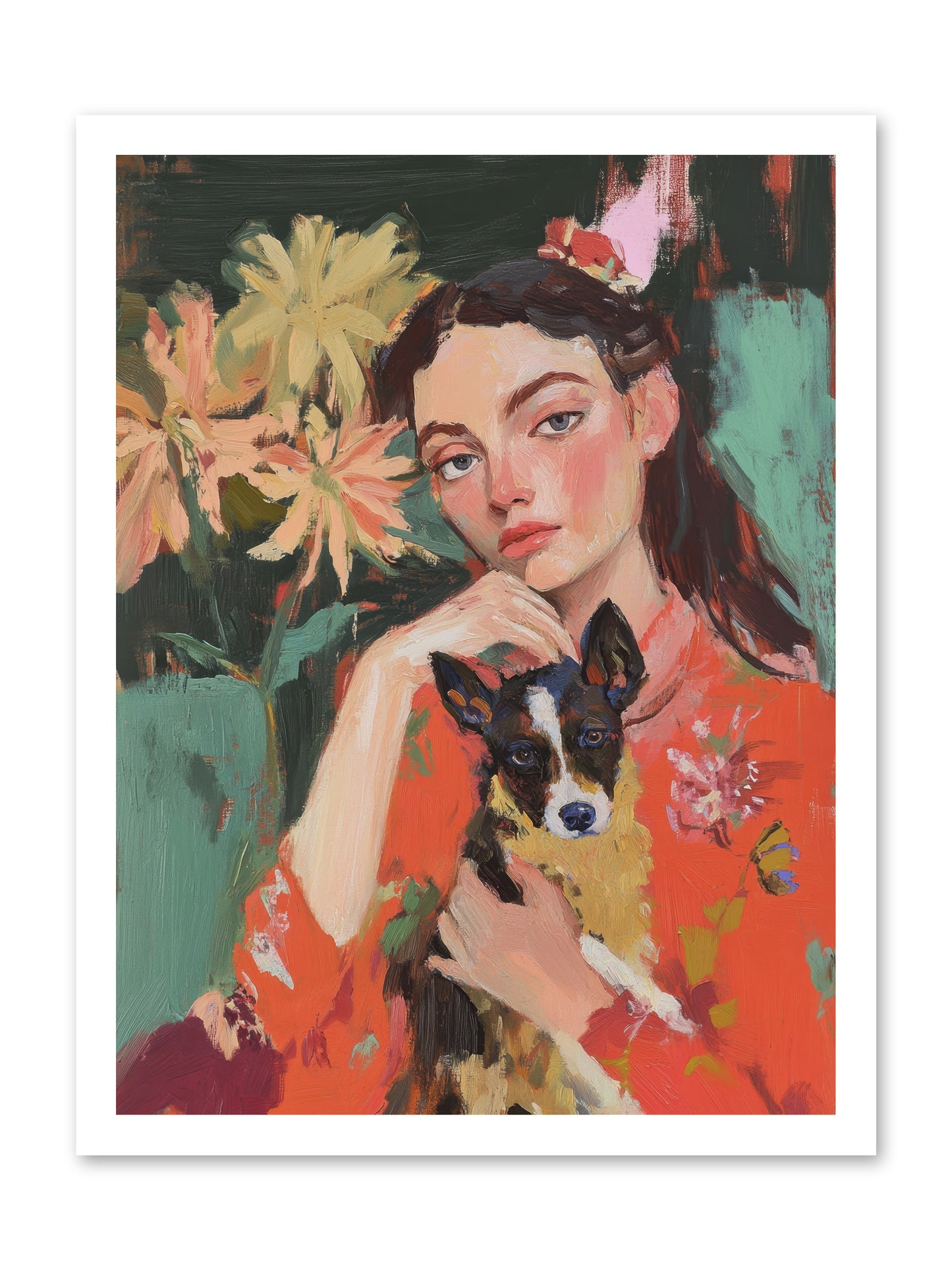 My Other Half -- Loose Canvas Print 18x24