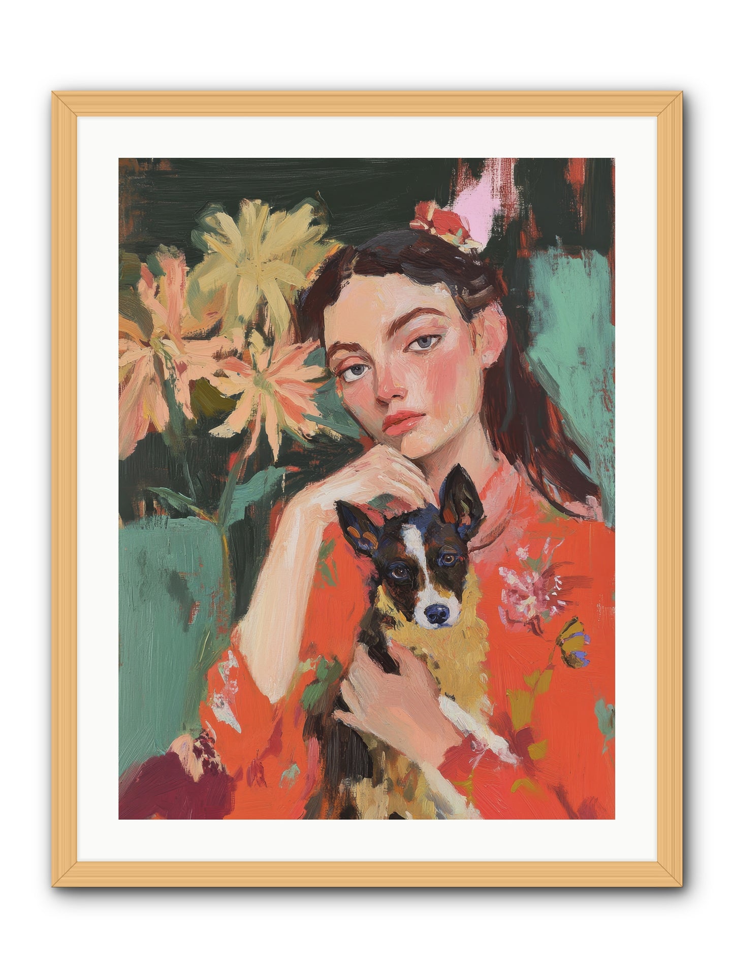 My Other Half -- Framed Print - Natural 24x32