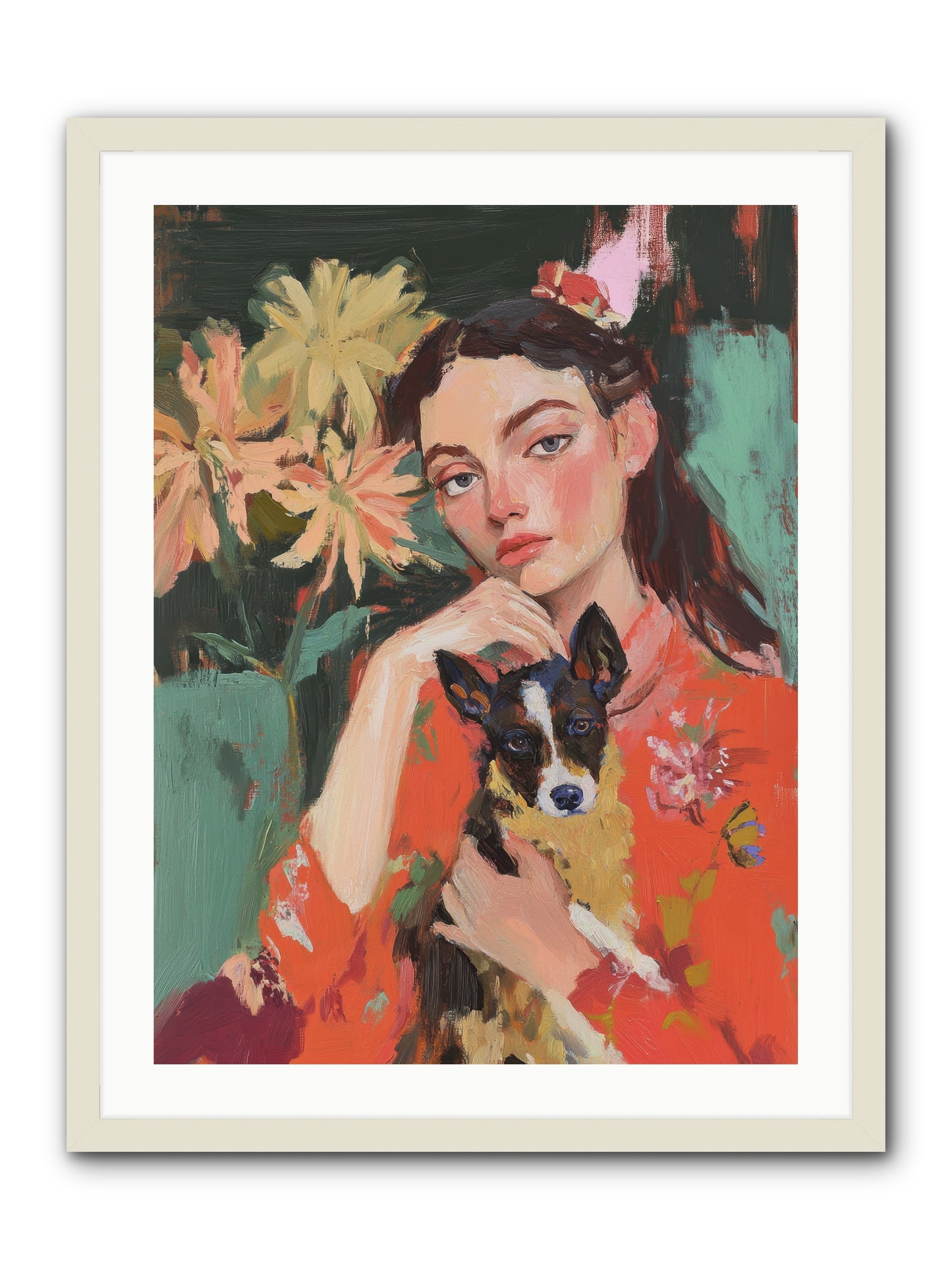 My Other Half -- Framed Print - White 24x32