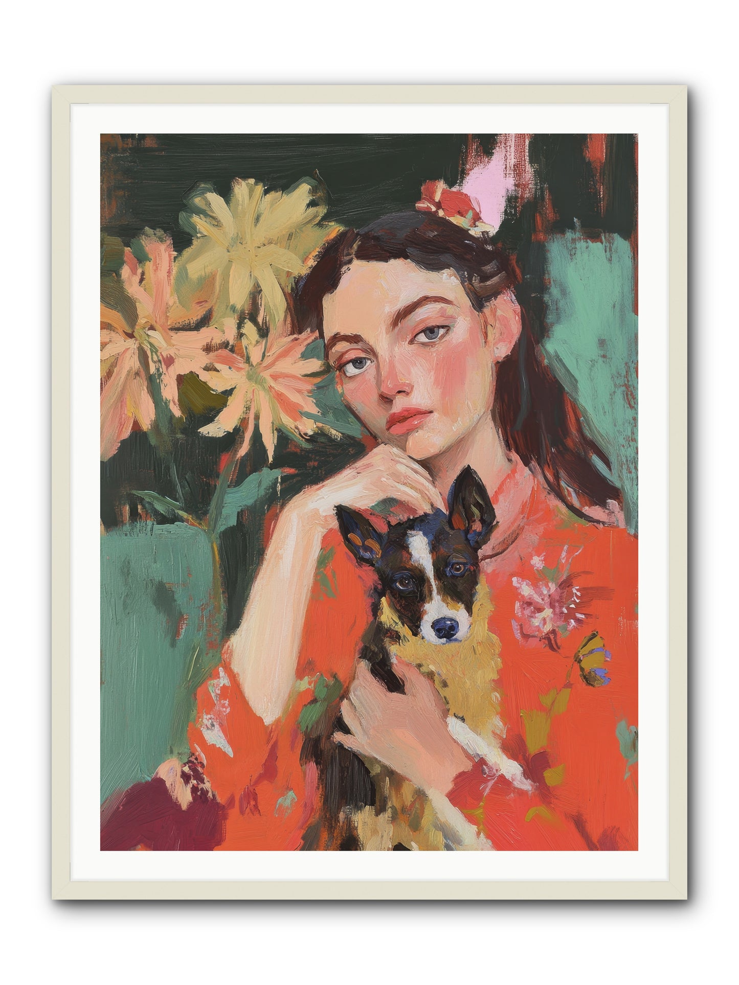 My Other Half -- Framed Print - White 36x48