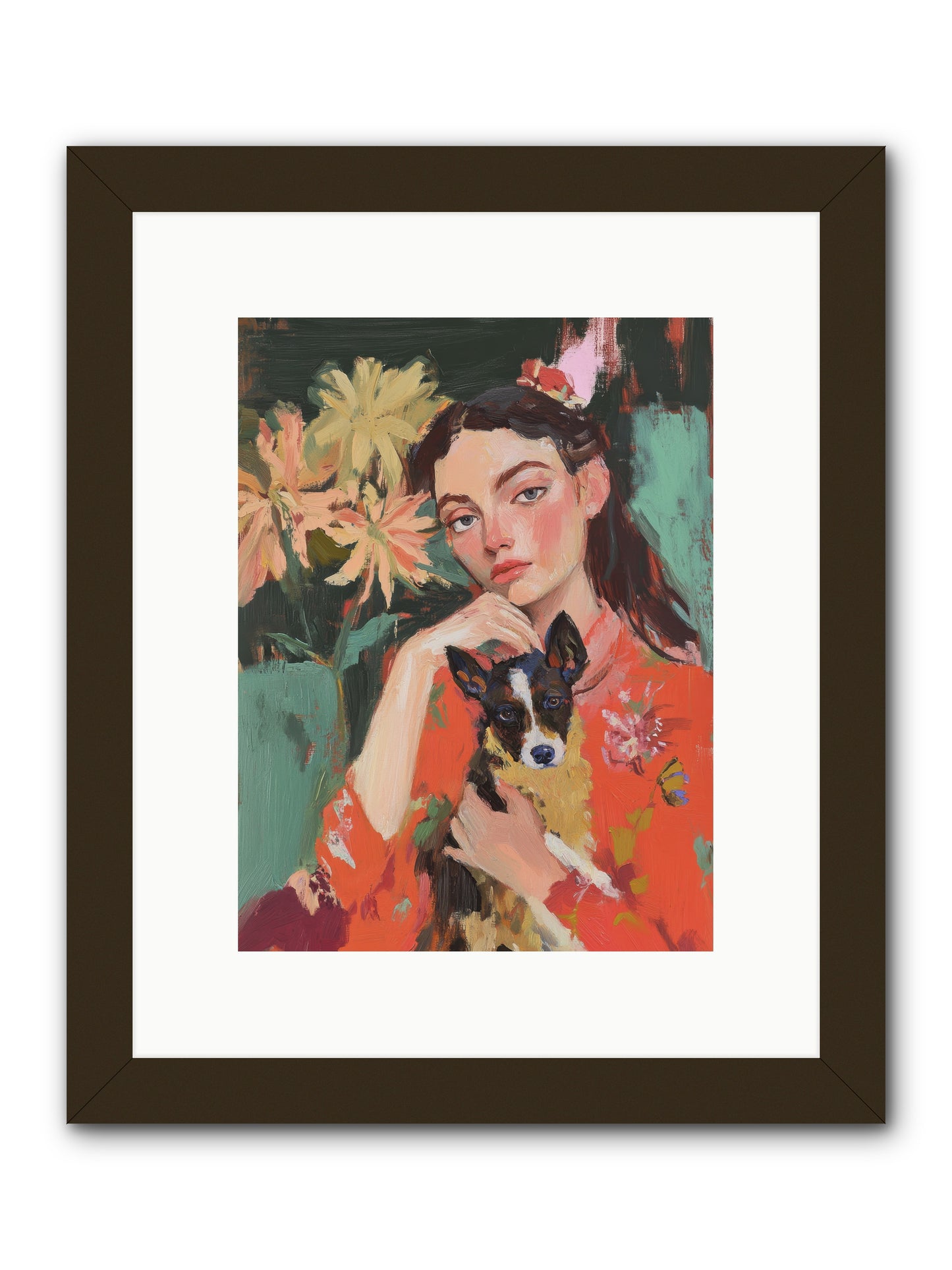 My Other Half -- Framed Print - Black 9x12