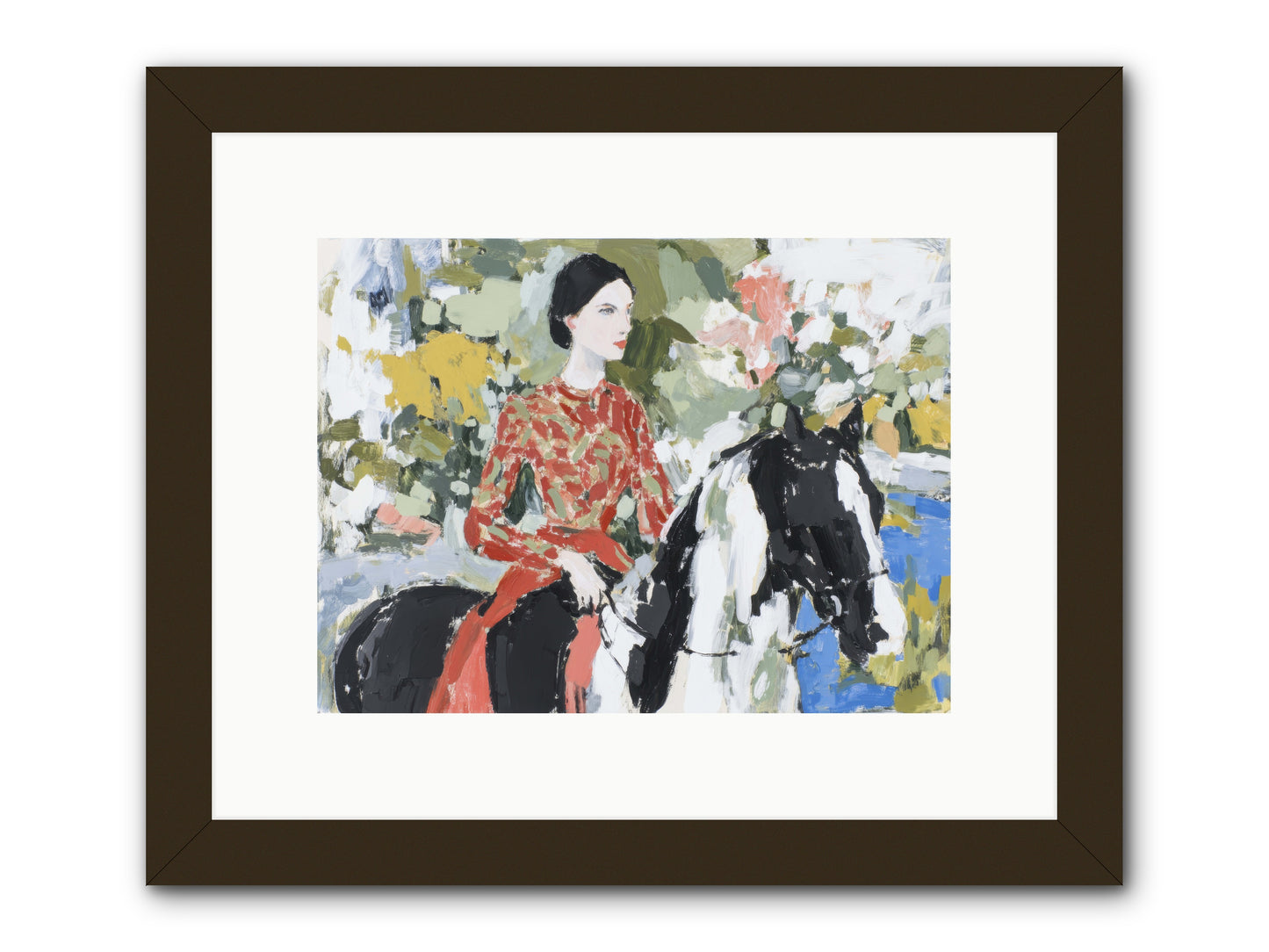 My Royal Escape -- Framed Print - Black 12x9
