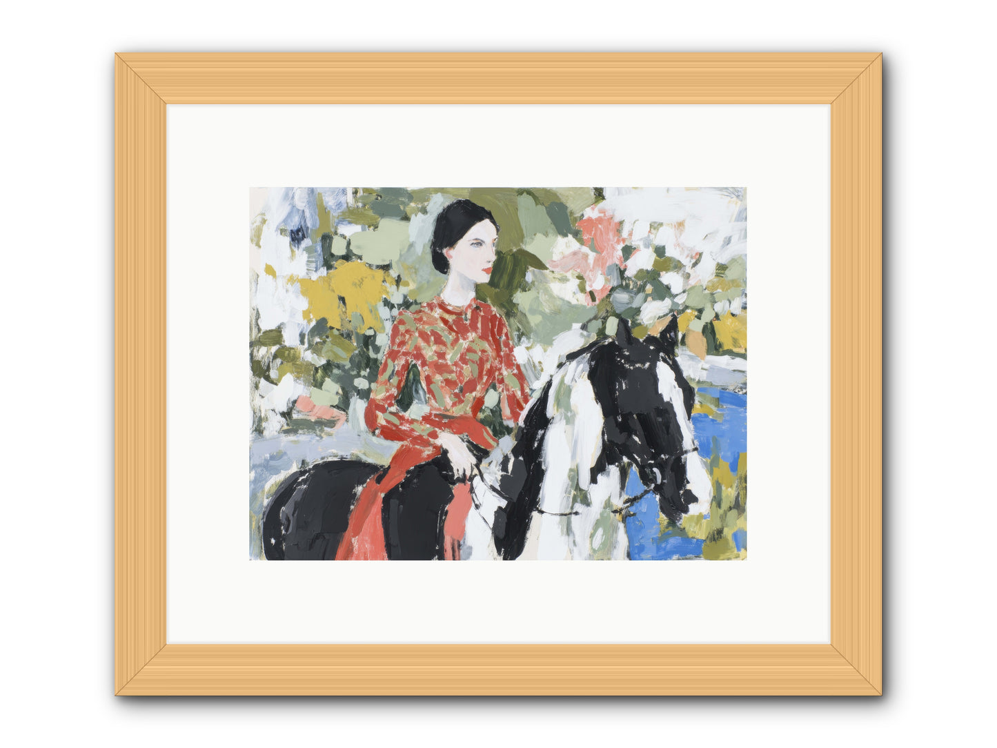 My Royal Escape -- Framed Print - Natural 12x9