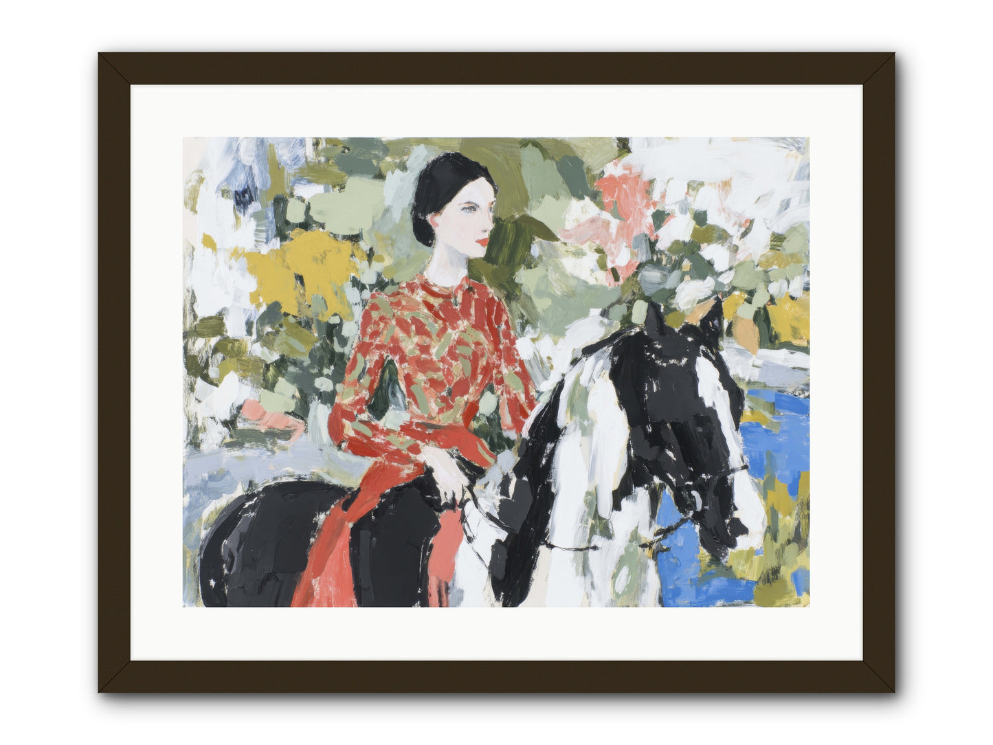 My Royal Escape -- Framed Print - Black 24x18