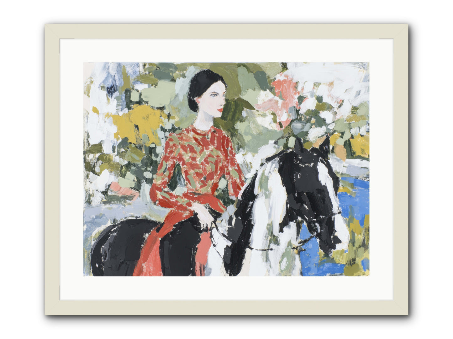 My Royal Escape -- Framed Print - White 24x18