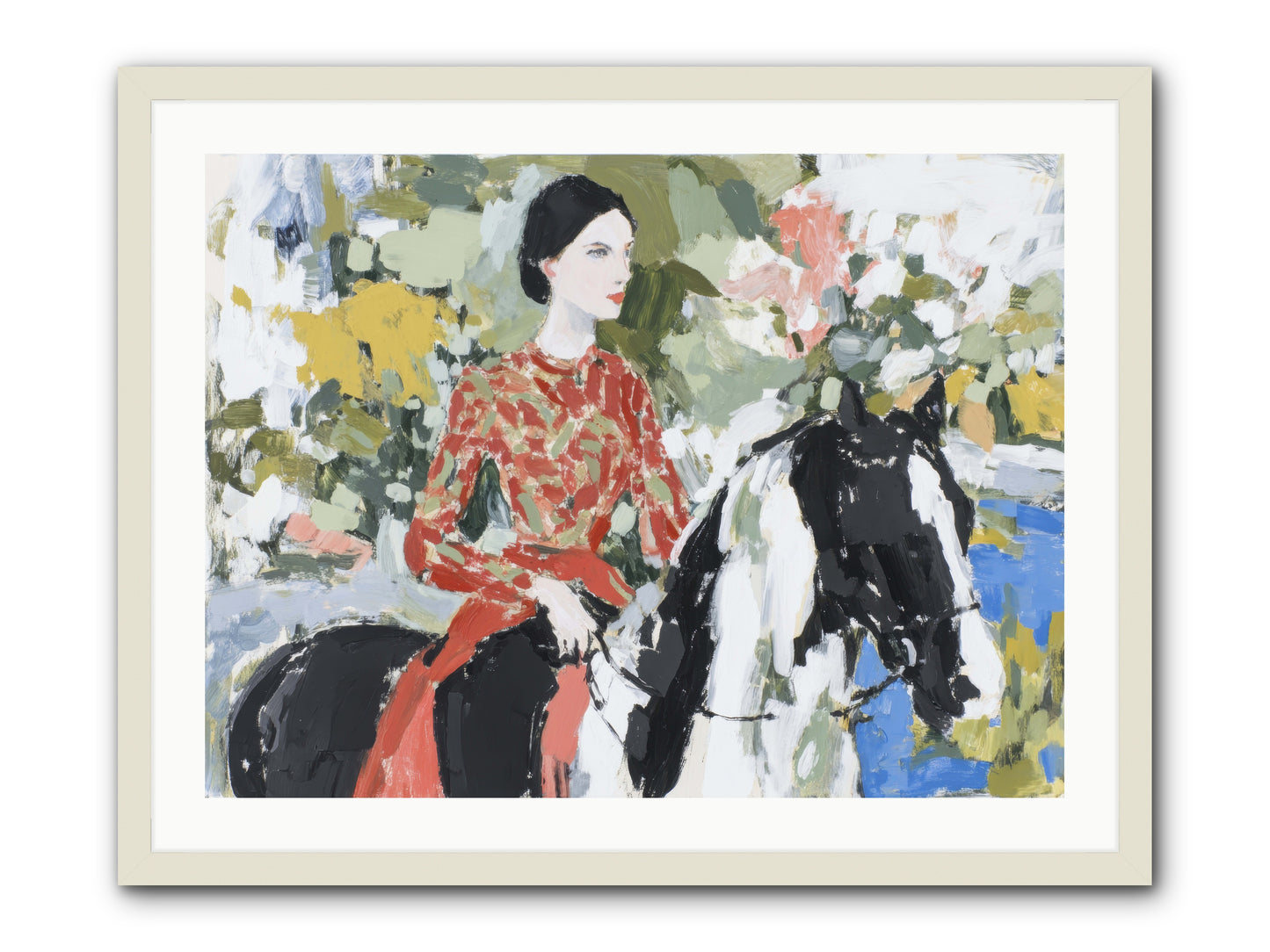 My Royal Escape -- Framed Print - White 32x24