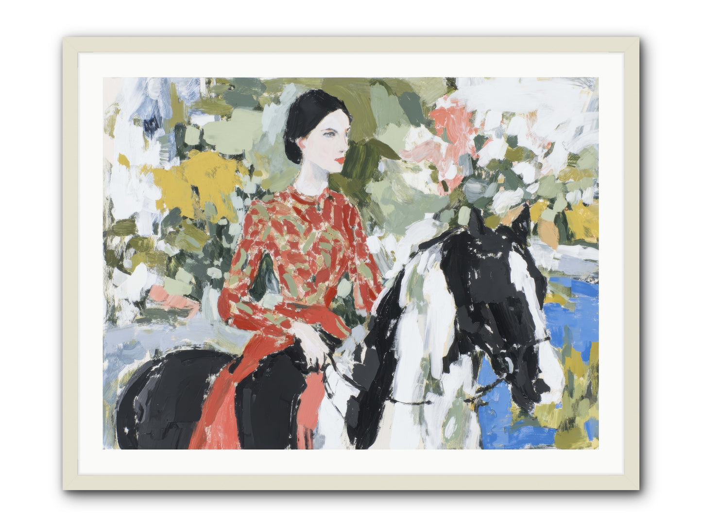 My Royal Escape -- Framed Print - White 40x30