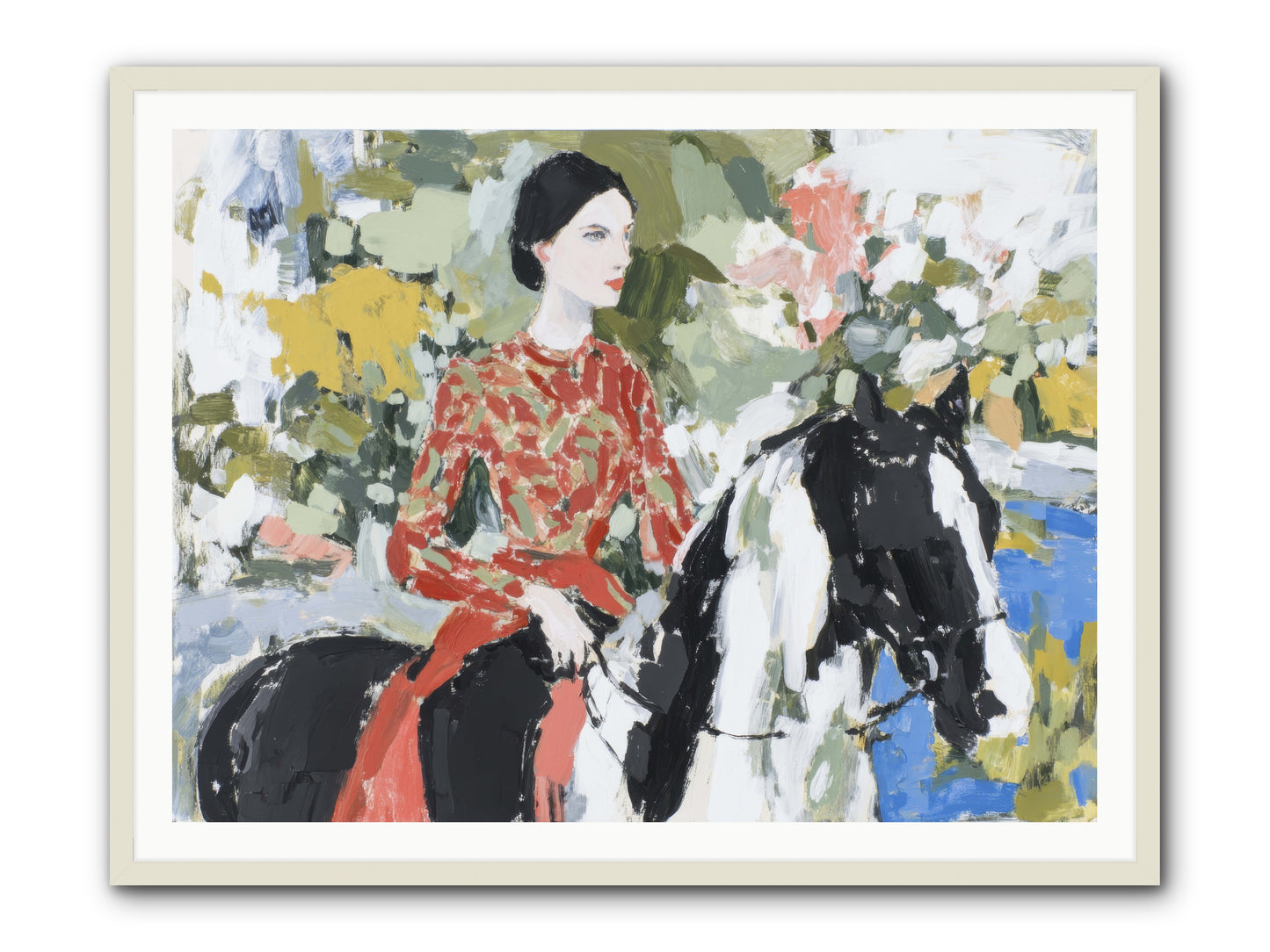 My Royal Escape -- Framed Print - White 48x36