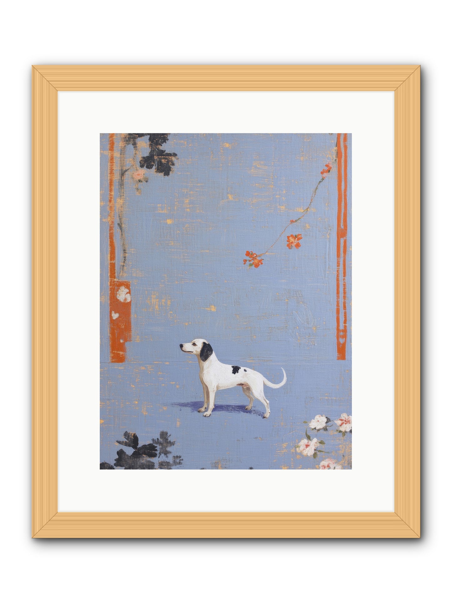 My Saturday Prince -- Framed Print - Natural 12x16