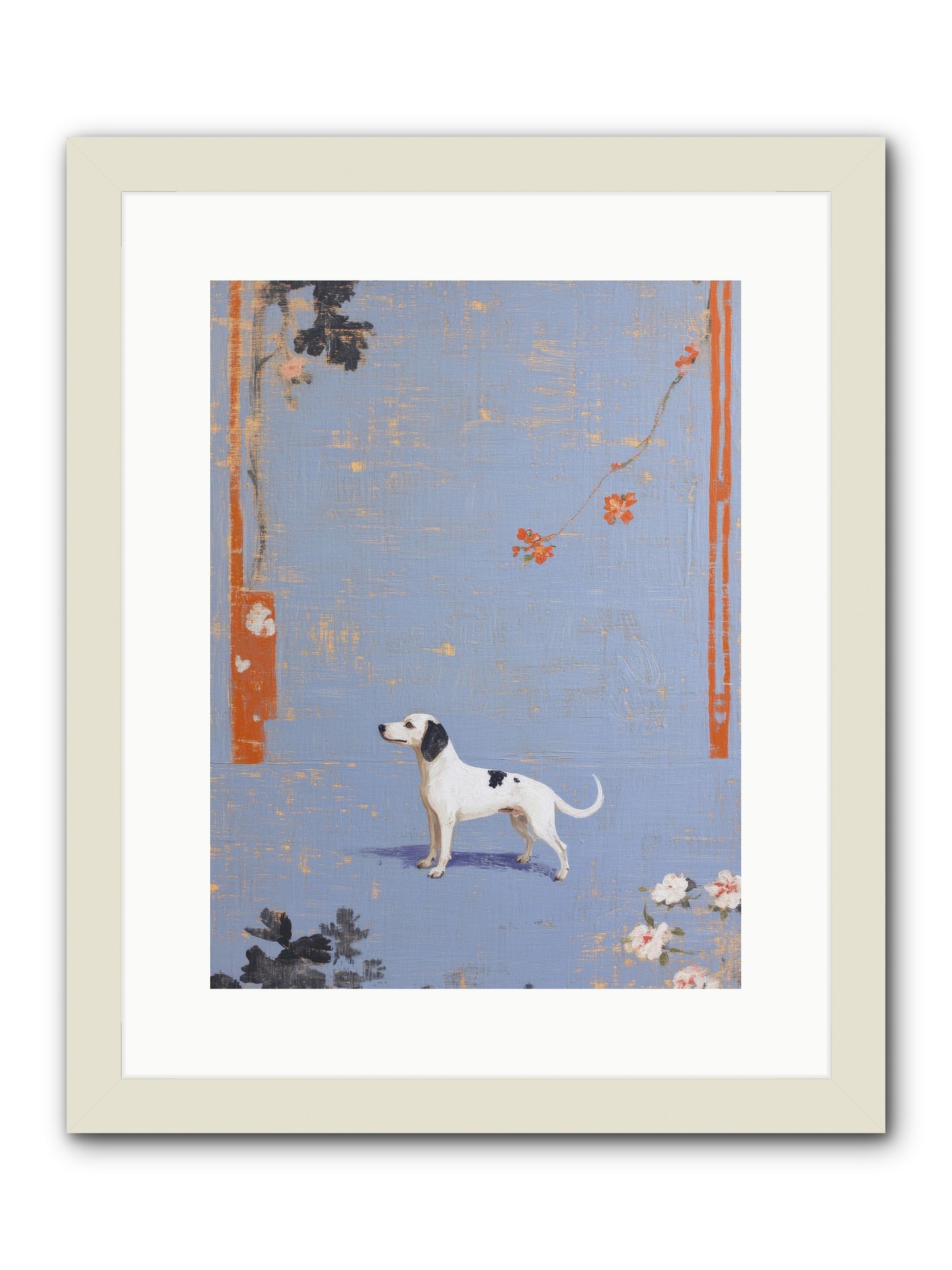 My Saturday Prince -- Framed Print - White 12x16