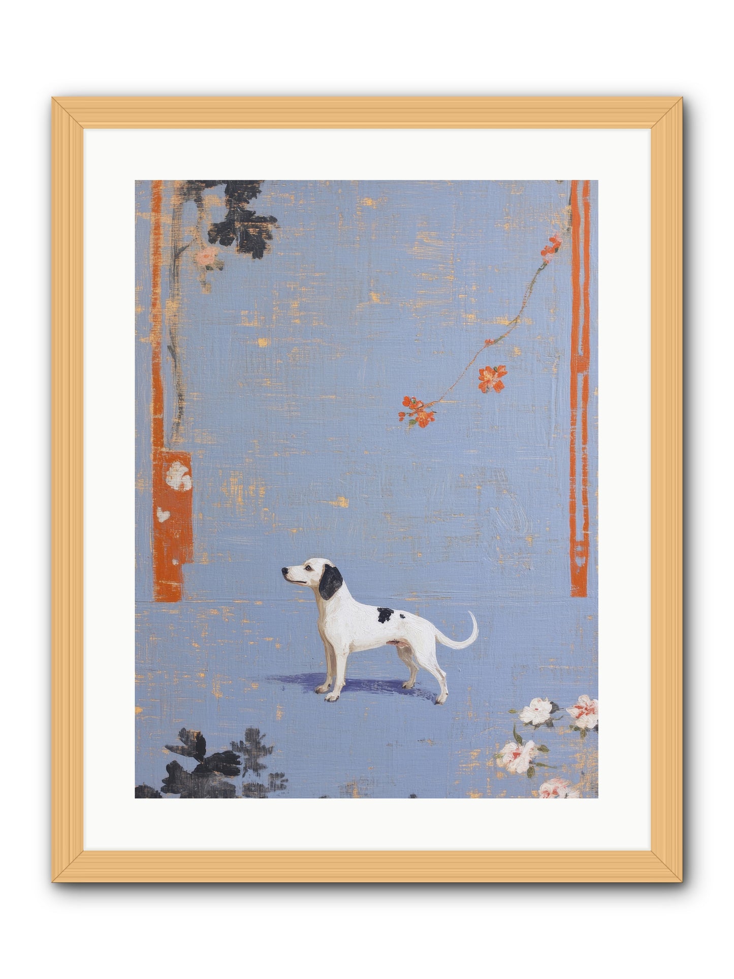 My Saturday Prince -- Framed Print - Natural 18x24