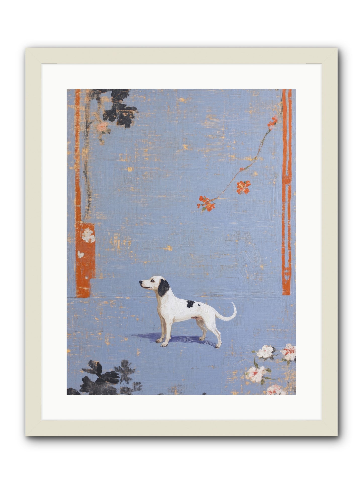 My Saturday Prince -- Framed Print - White 18x24