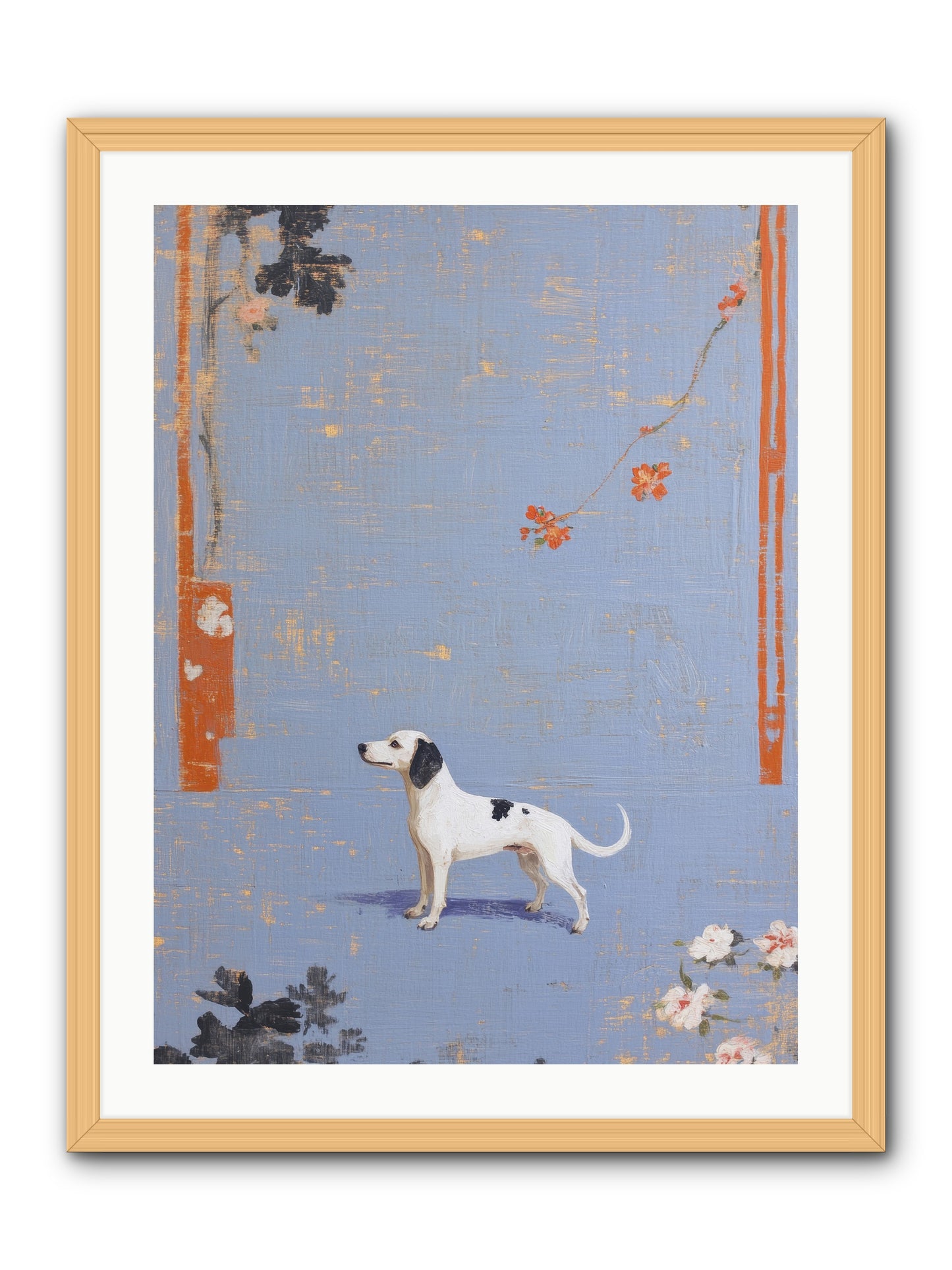 My Saturday Prince -- Framed Print - Natural 24x32