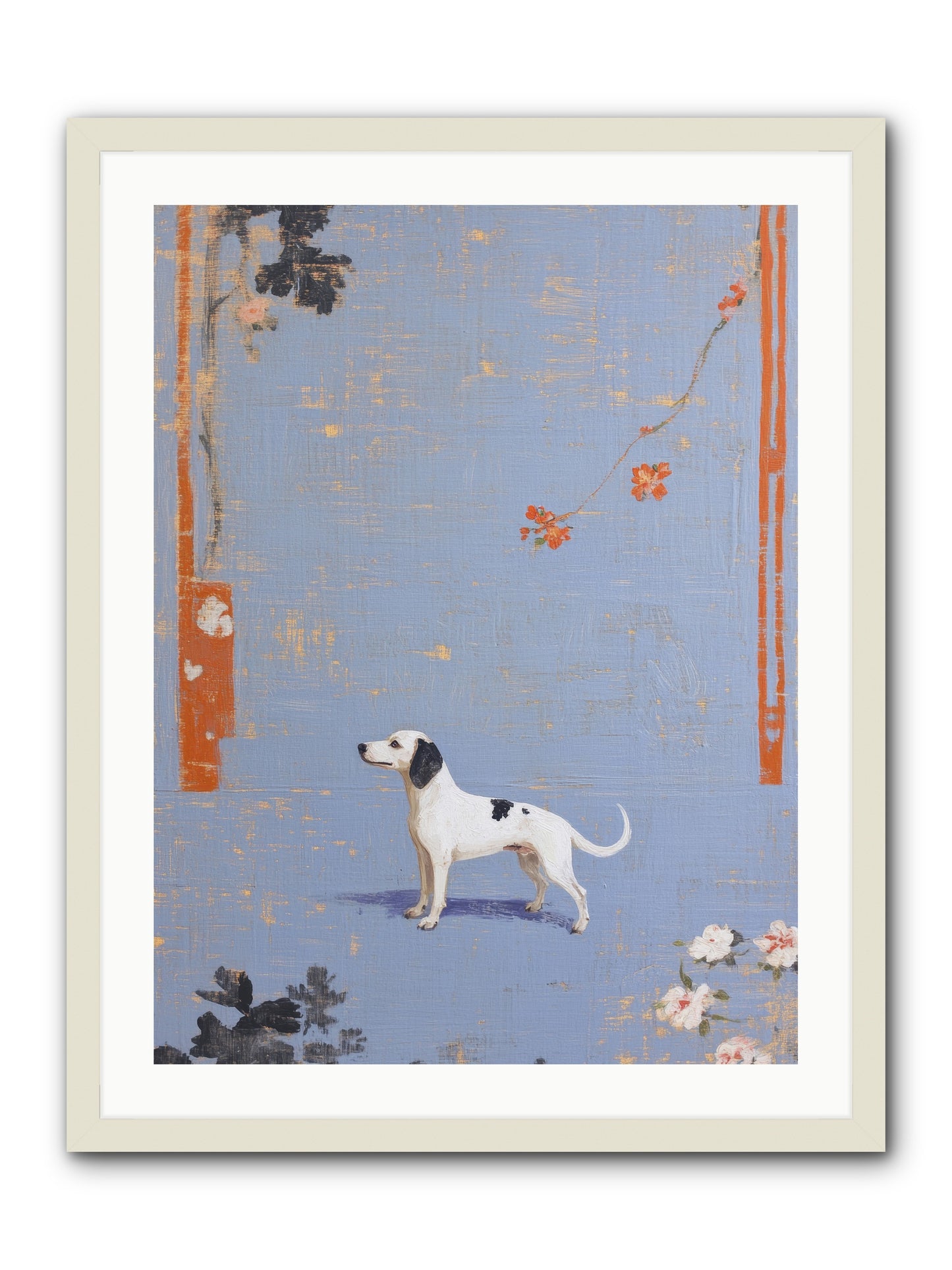 My Saturday Prince -- Framed Print - White 24x32