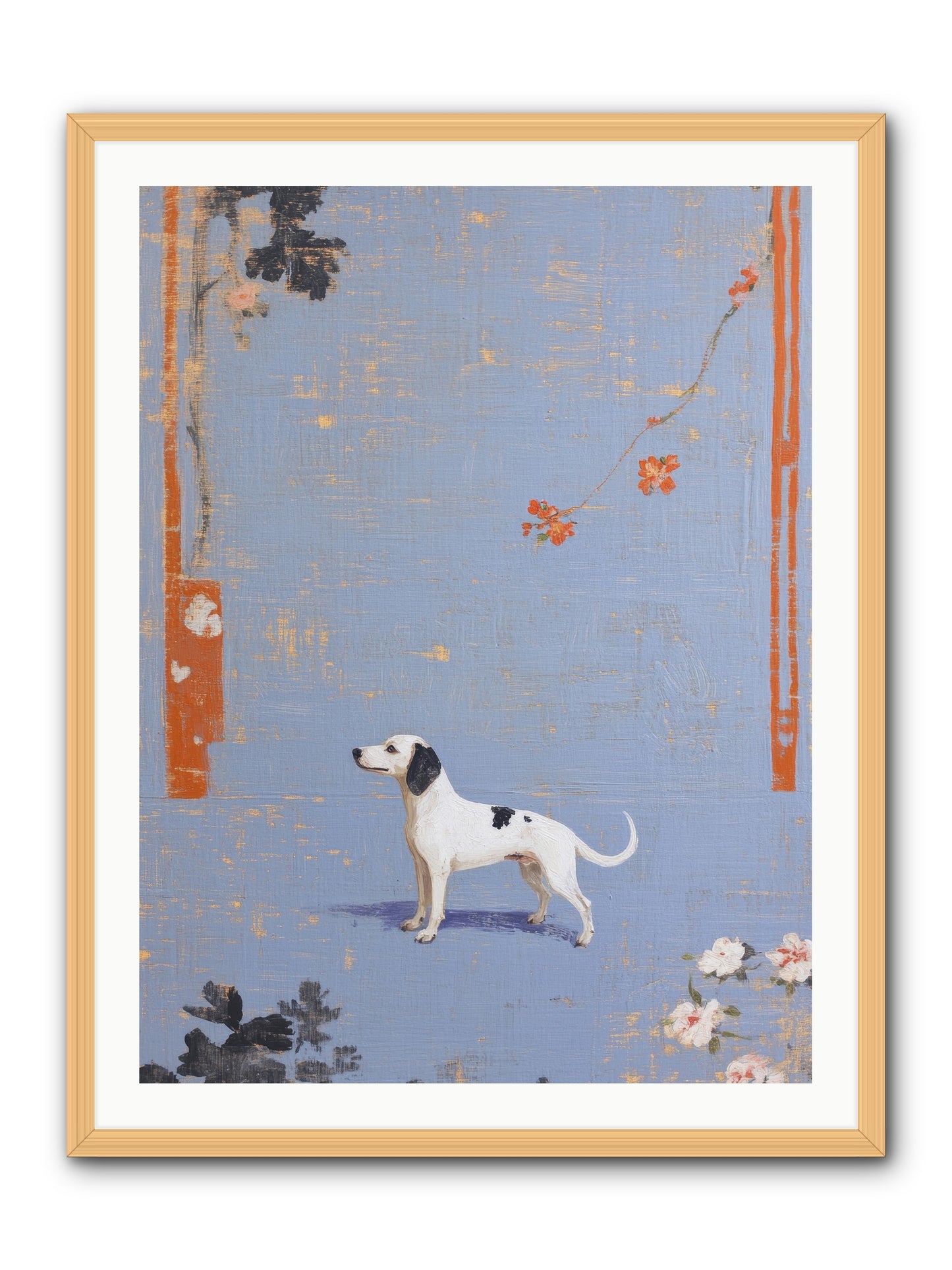 My Saturday Prince -- Framed Print - Natural 30x40