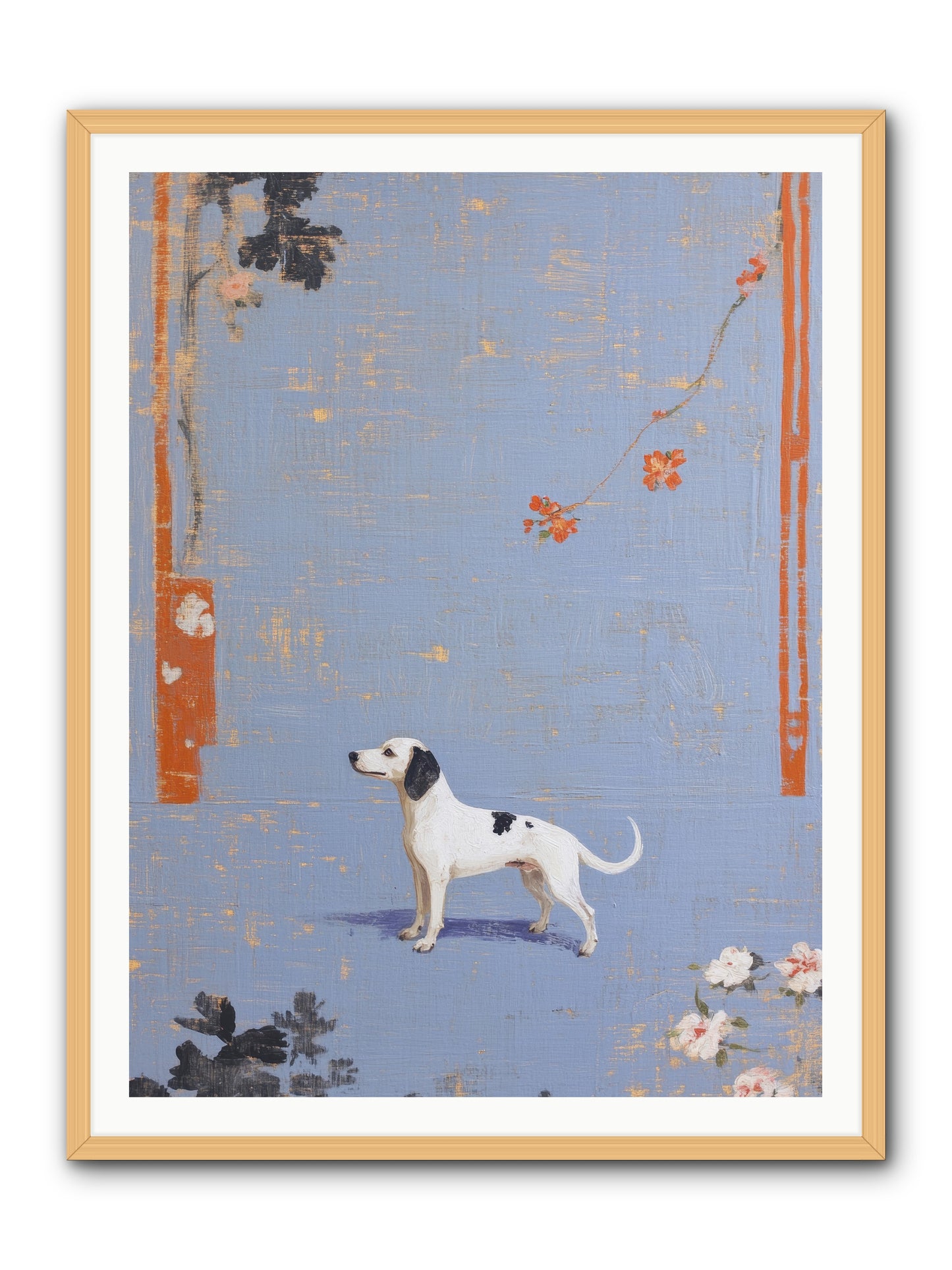 My Saturday Prince -- Framed Print - Natural 36x48