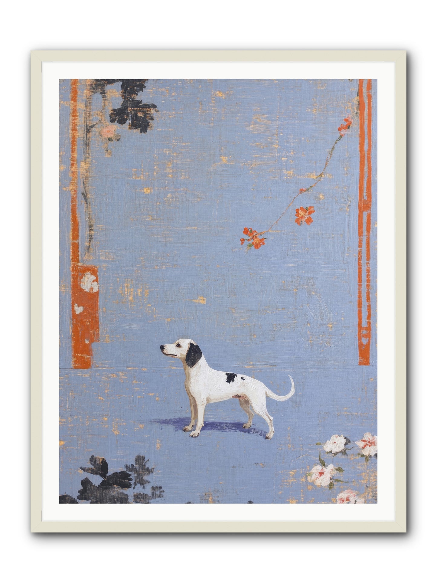 My Saturday Prince -- Framed Print - White 36x48