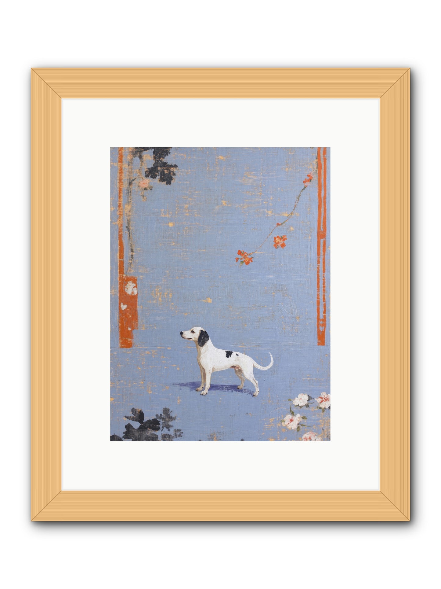 My Saturday Prince -- Framed Print - Natural 9x12