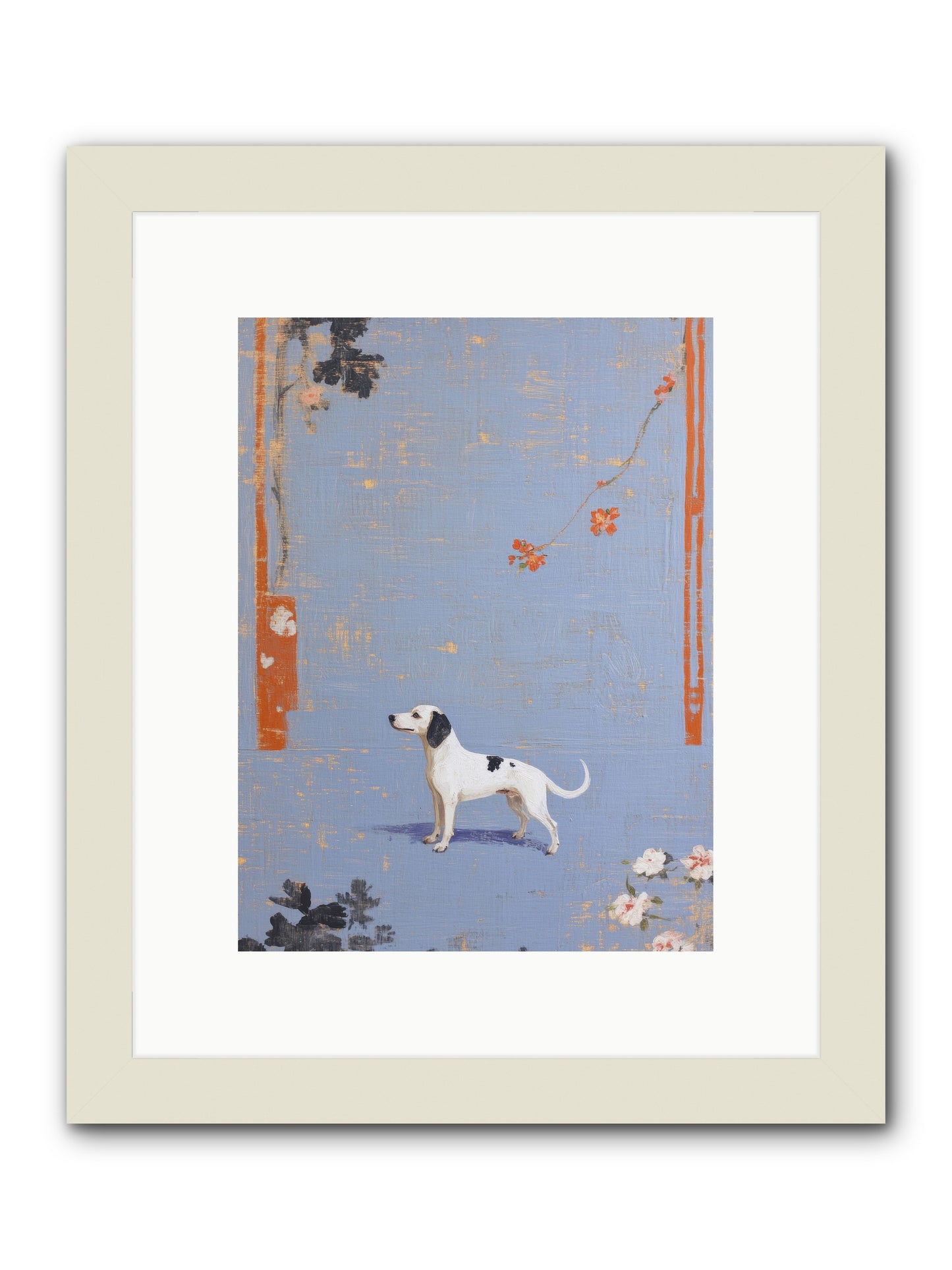 My Saturday Prince -- Framed Print - White 9x12