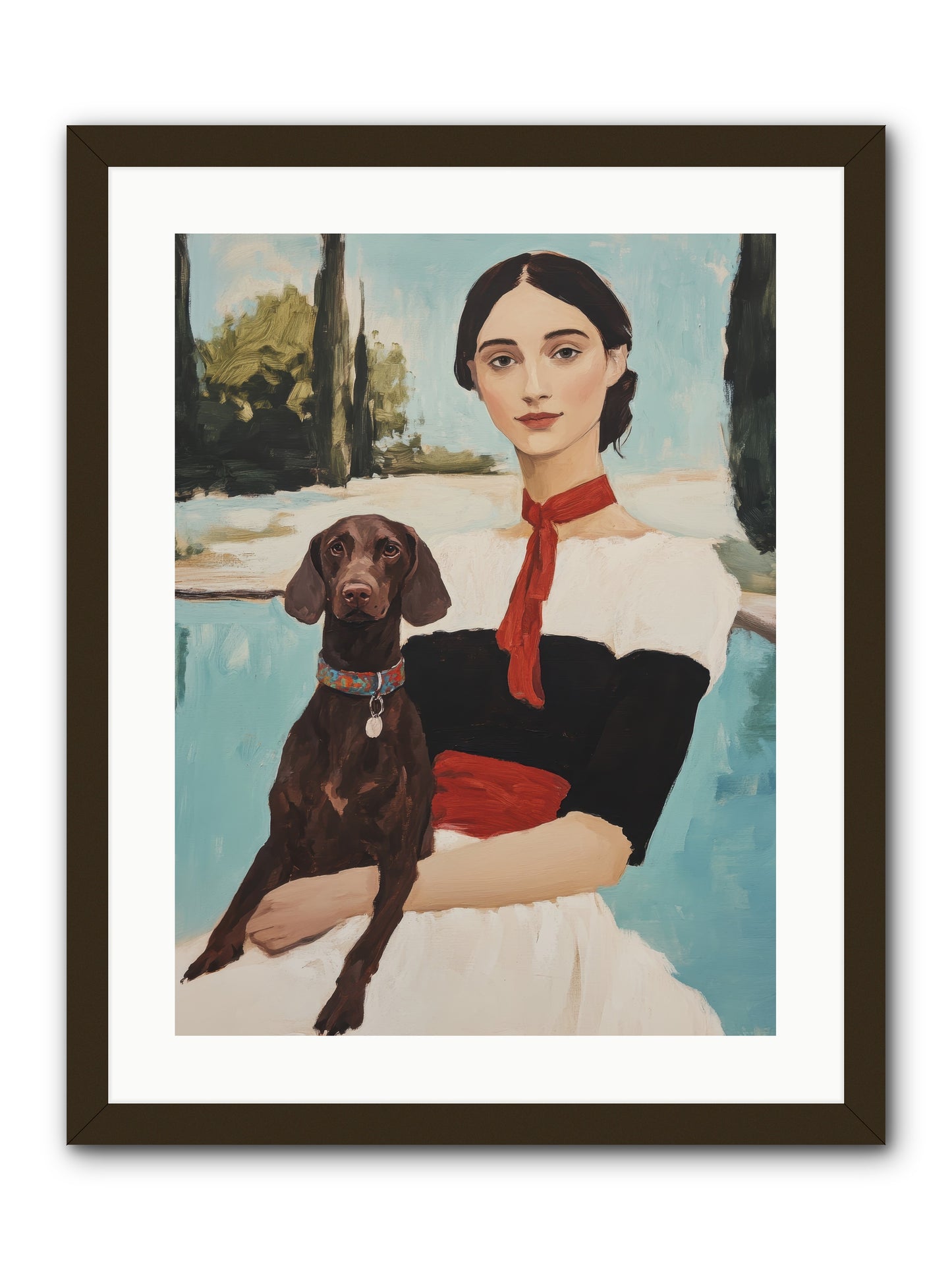 My Truest Self -- Framed Print - Black 18x24