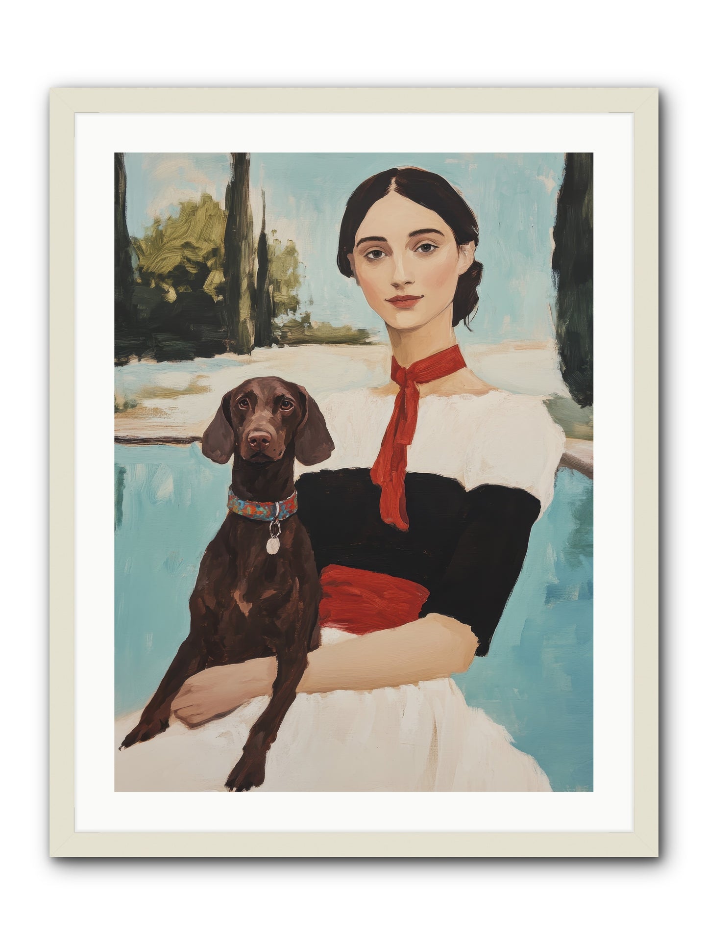 My Truest Self -- Framed Print - White 24x32