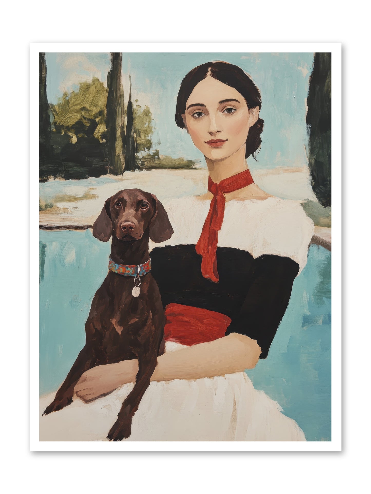 My Truest Self -- Loose Canvas Print 30x40