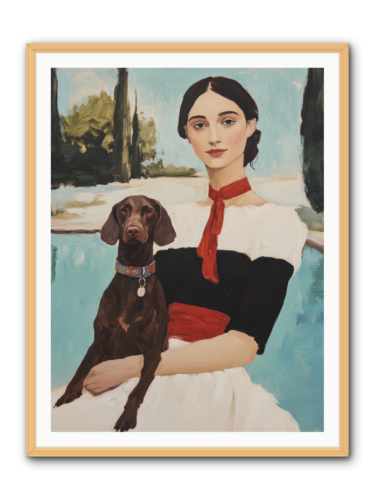 My Truest Self -- Framed Print - Natural 36x48