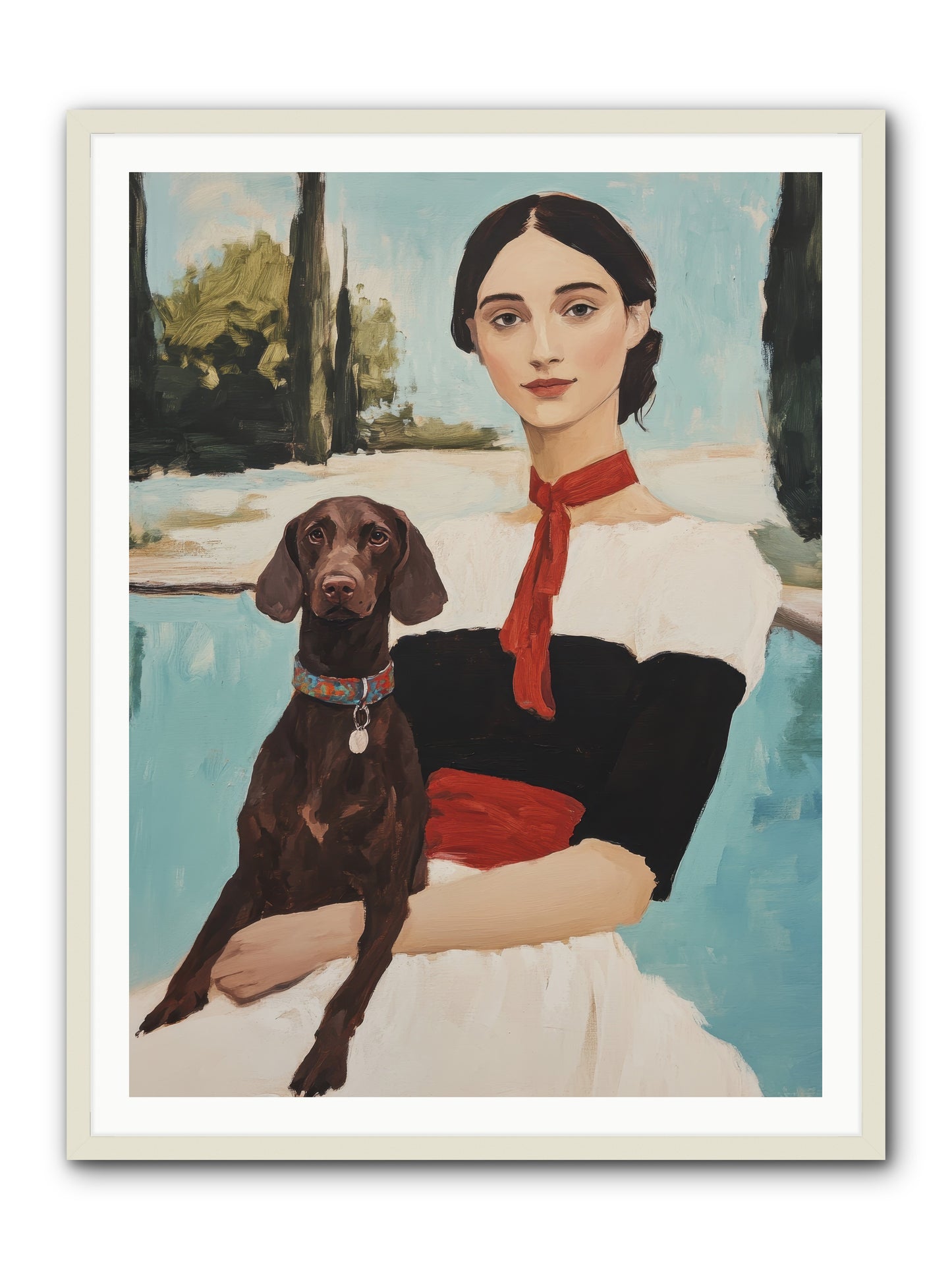 My Truest Self -- Framed Print - White 36x48