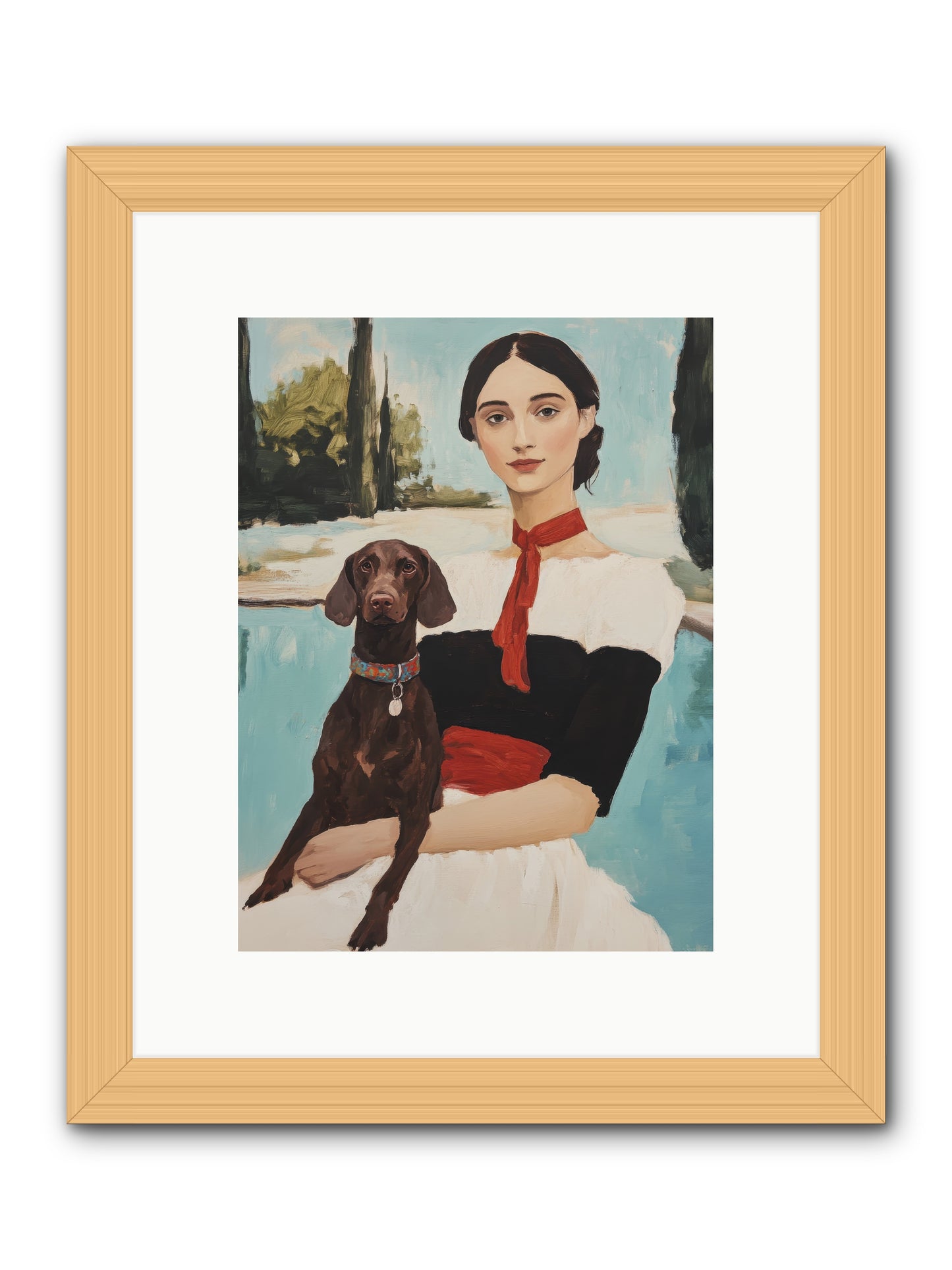My Truest Self -- Framed Print - Natural 9x12
