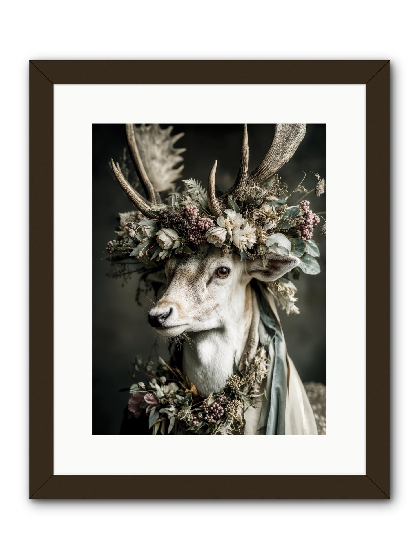 Nanette -- Framed Print - Black 12x16