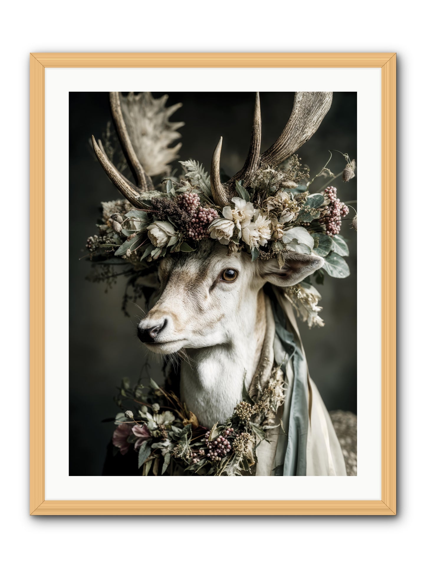 Nanette -- Framed Print - Natural 24x32