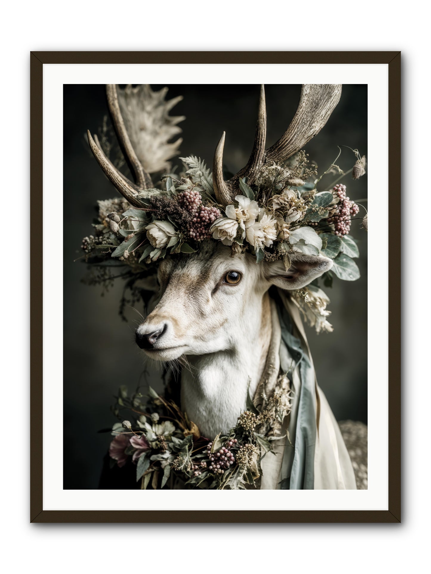Nanette -- Framed Print - Black 30x40