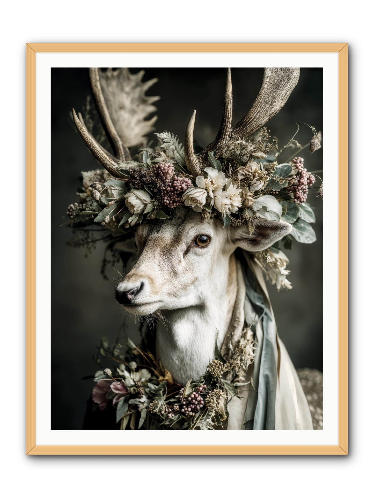 Nanette -- Framed Print - Natural 36x48
