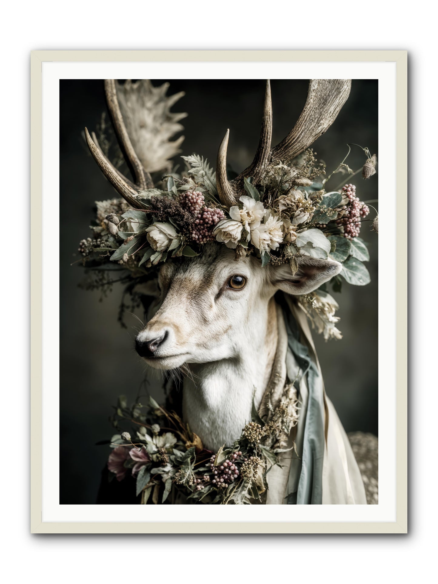 Nanette -- Framed Print - White 36x48