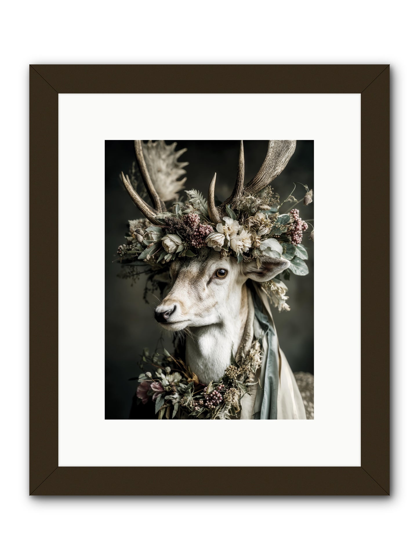 Nanette -- Framed Print - Black 9x12