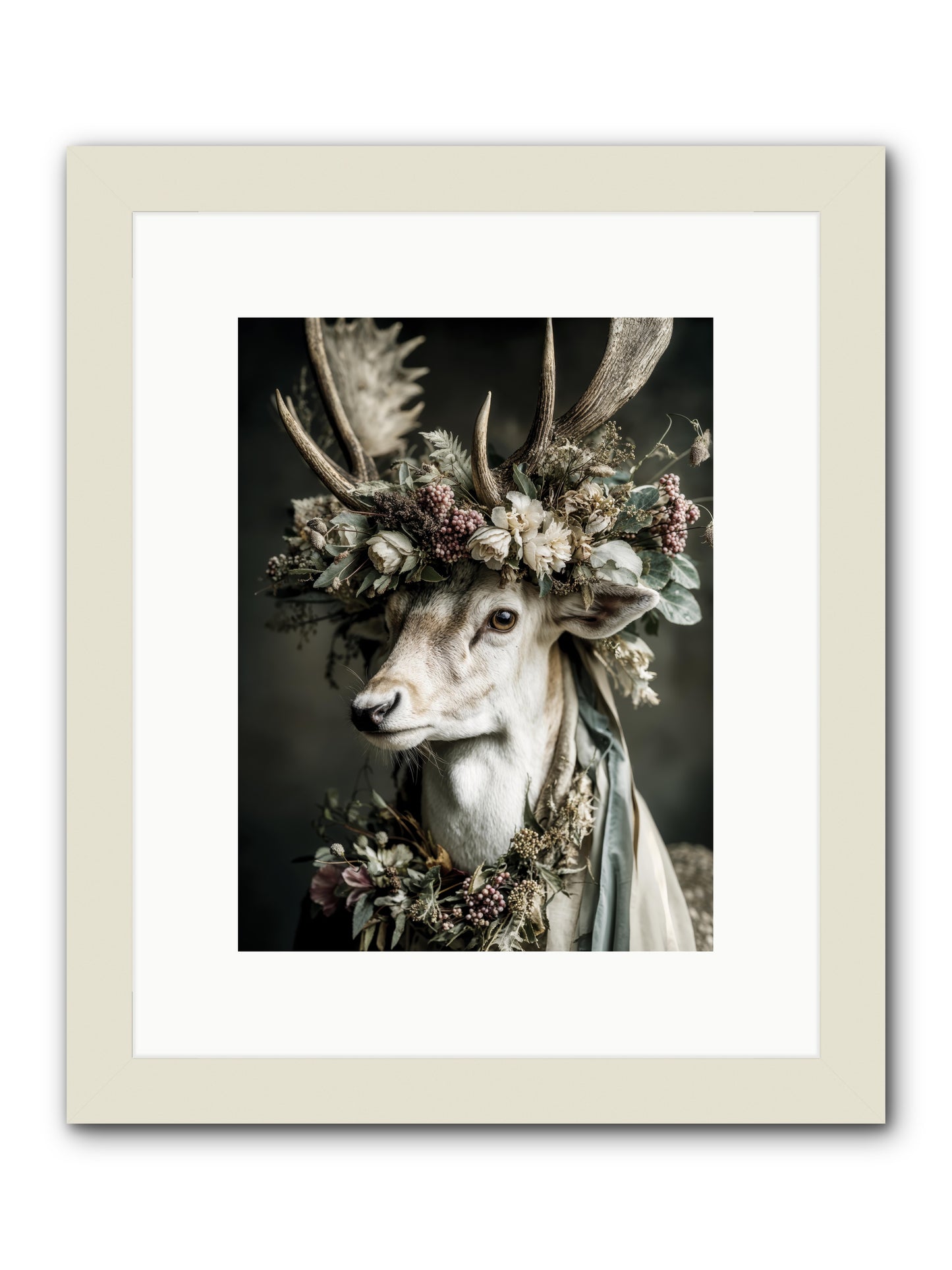 Nanette -- Framed Print - White 9x12