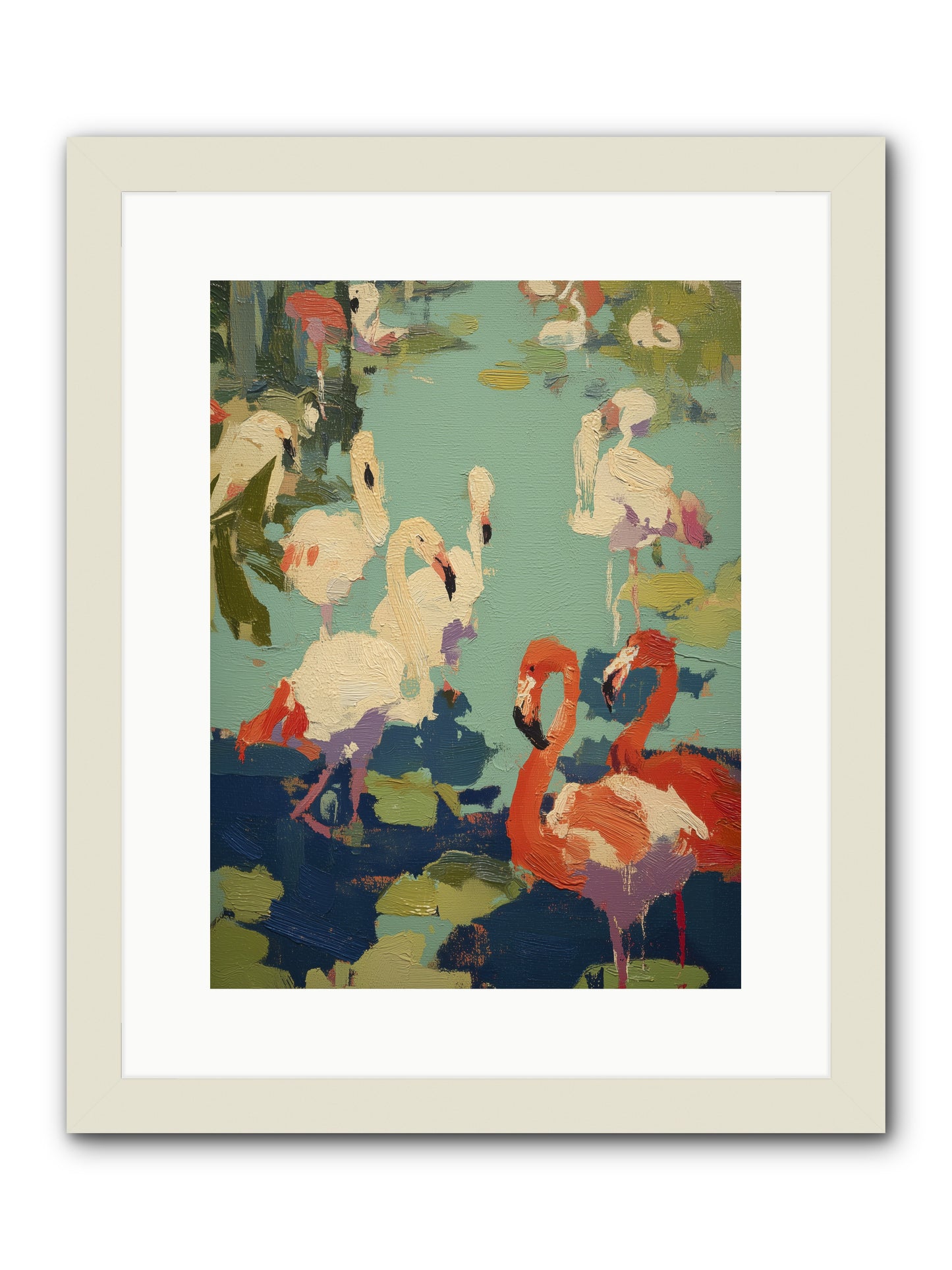 Natural Authority -- Framed Print - White 12x16